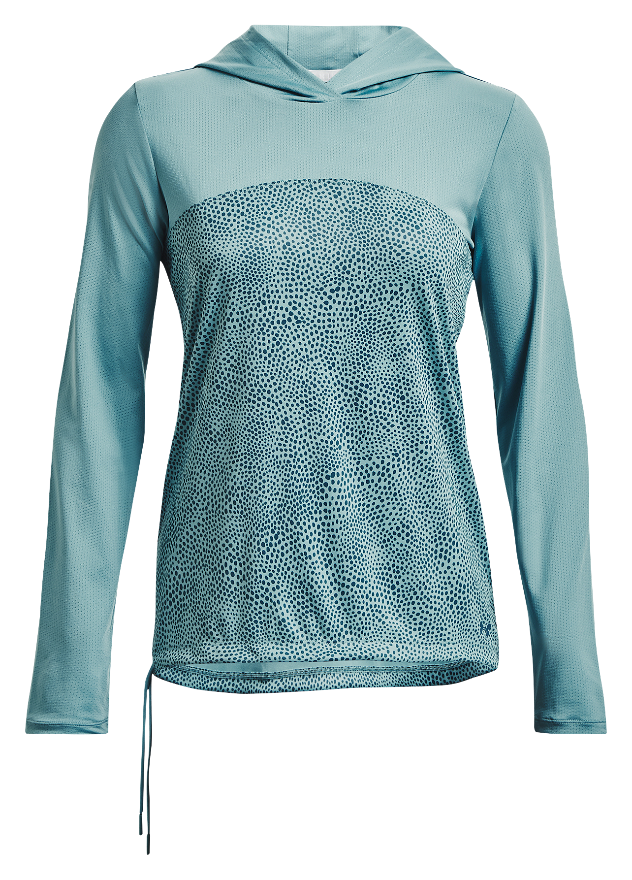 Image of Under Armour Iso-Chill Fusion Long-Sleeve Hoodie for Ladies - Still Water - S