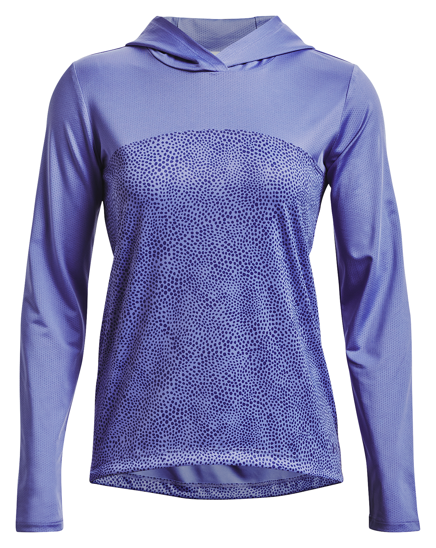 Image of Under Armour Iso-Chill Fusion Long-Sleeve Hoodie for Ladies - Baja Blue - S