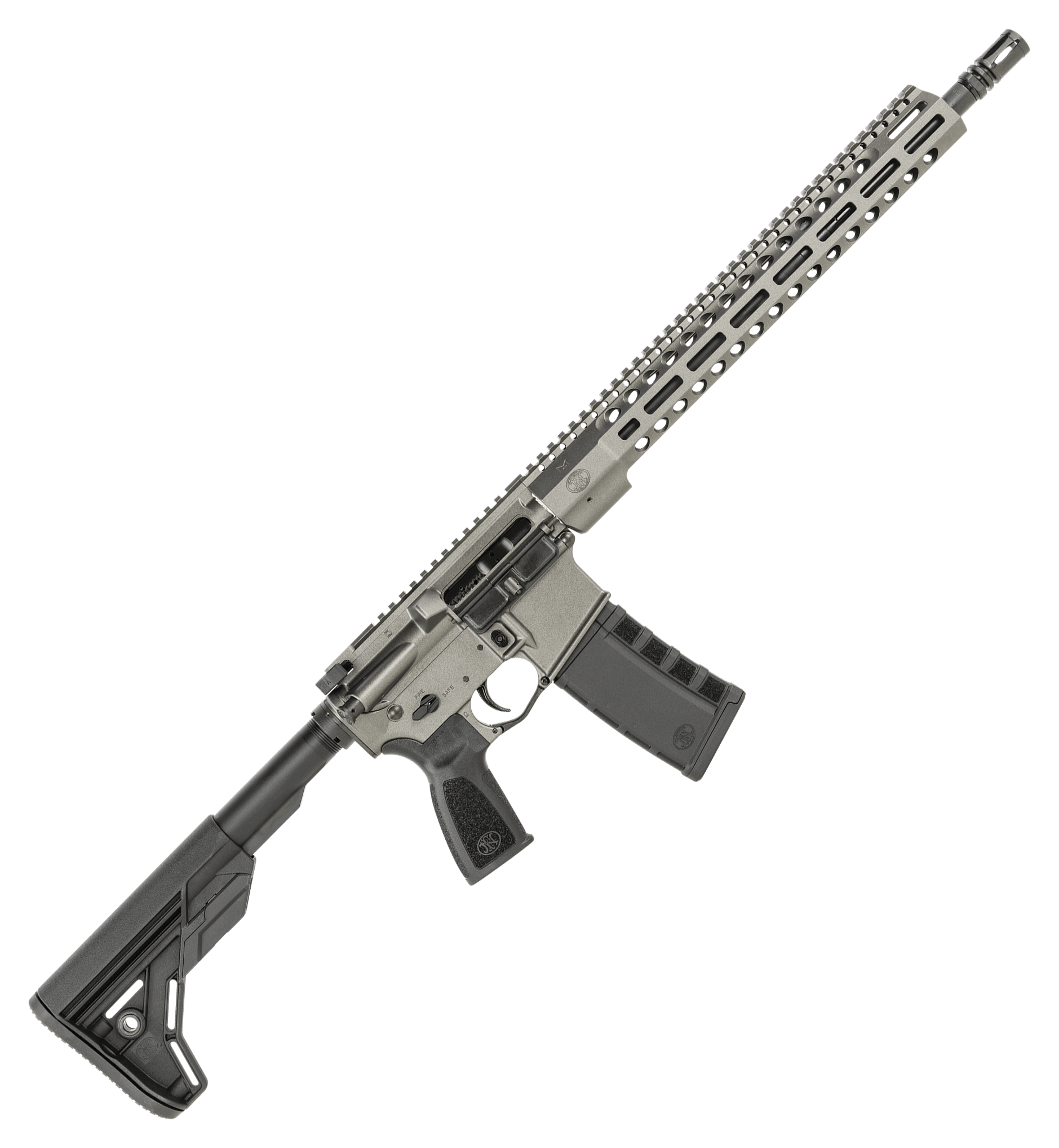 FNH USA 15 TAC3 Semi-Auto Rifle - .223 Rem/5.56 NATO - Tungsten Gray Cerakote