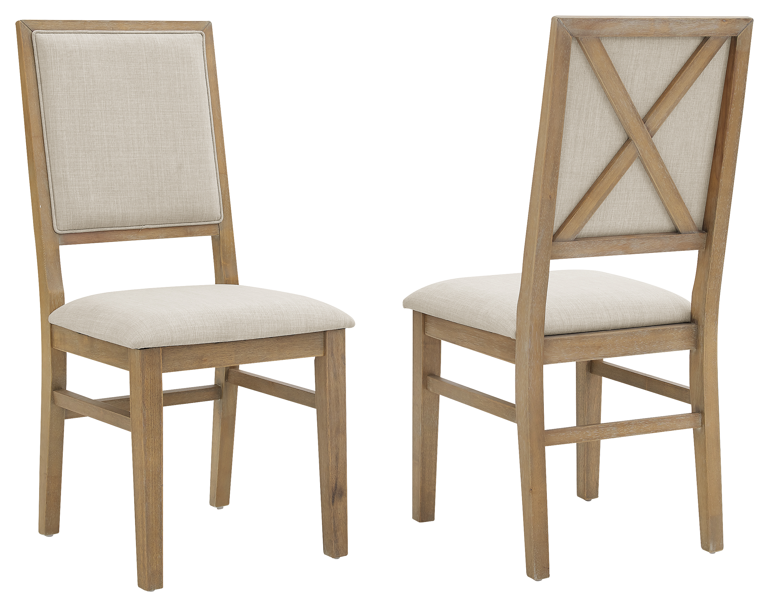 Image of Crosley Joanna Ladder-Back Chair 2-Piece Set