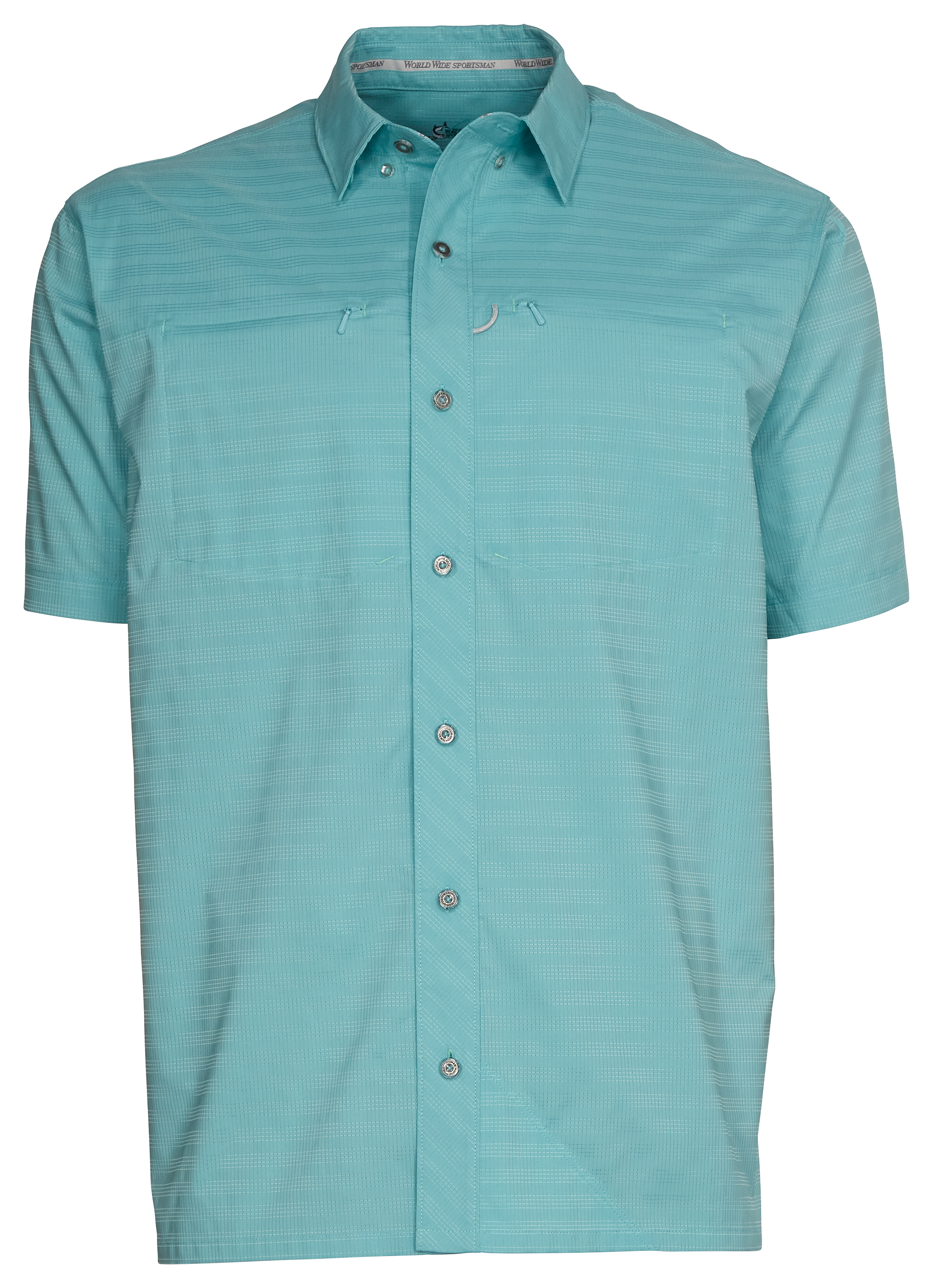 WORLD WIDE SPORTSMAN Seacrest 2-Pocket Short-Sleeve Button-Down Shirt for Men