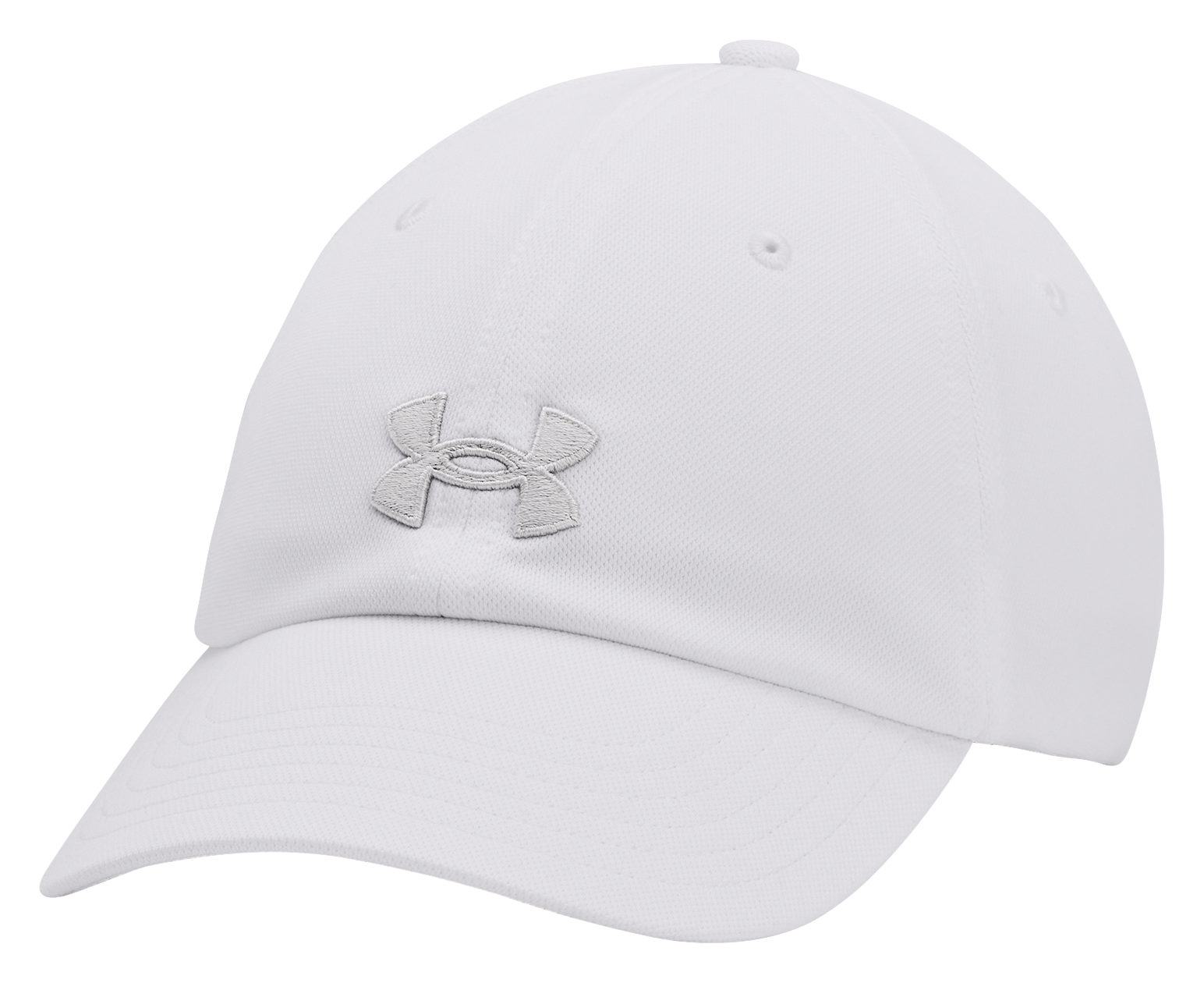 Image of Under Armour Blitzing Adjustable Hat for Ladies - White/Halo Gray