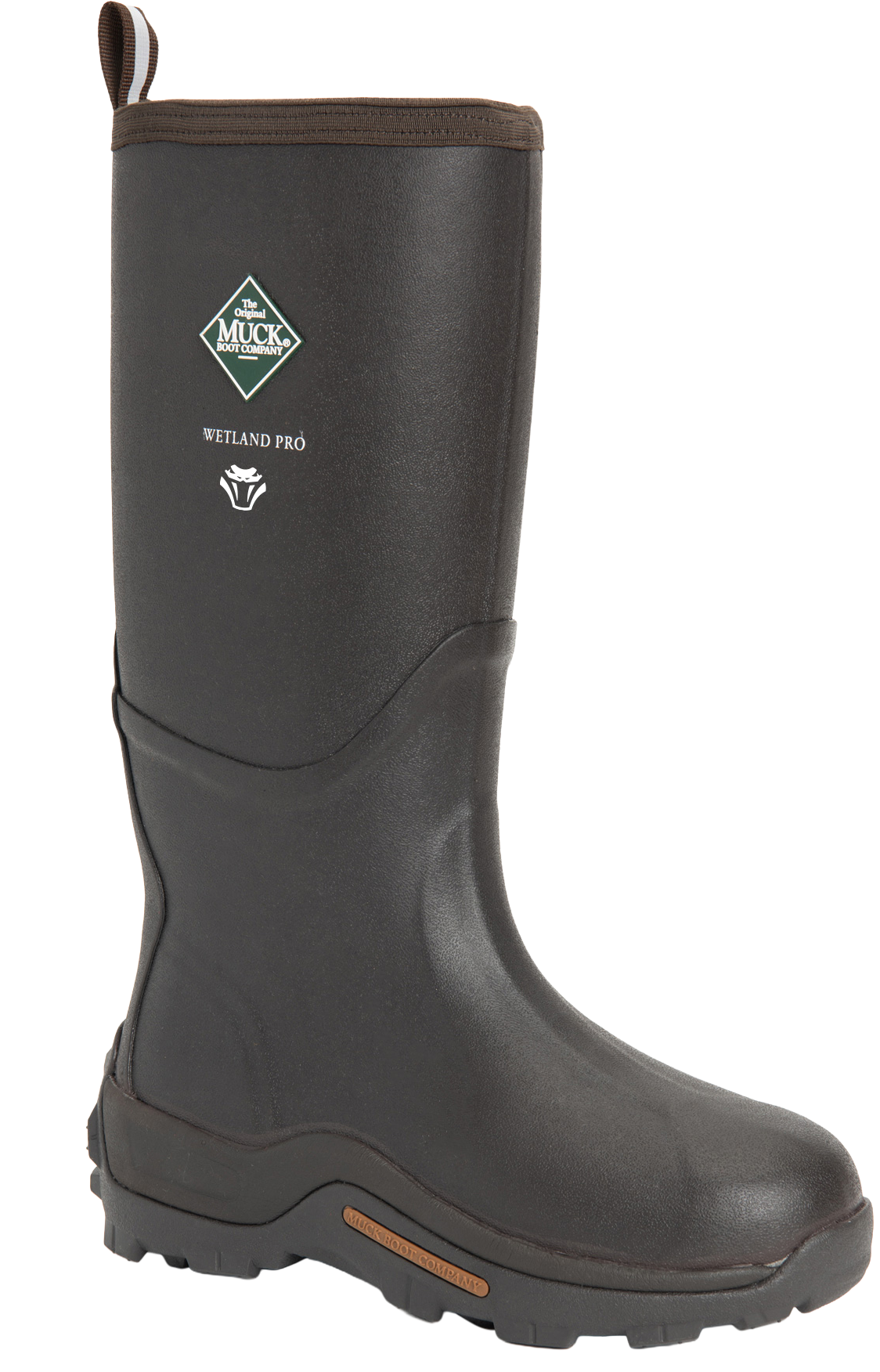 Image of The Original Muck Boot Company Wetland PRO Certified Snake Strike Rubber Boots for Men - Brown