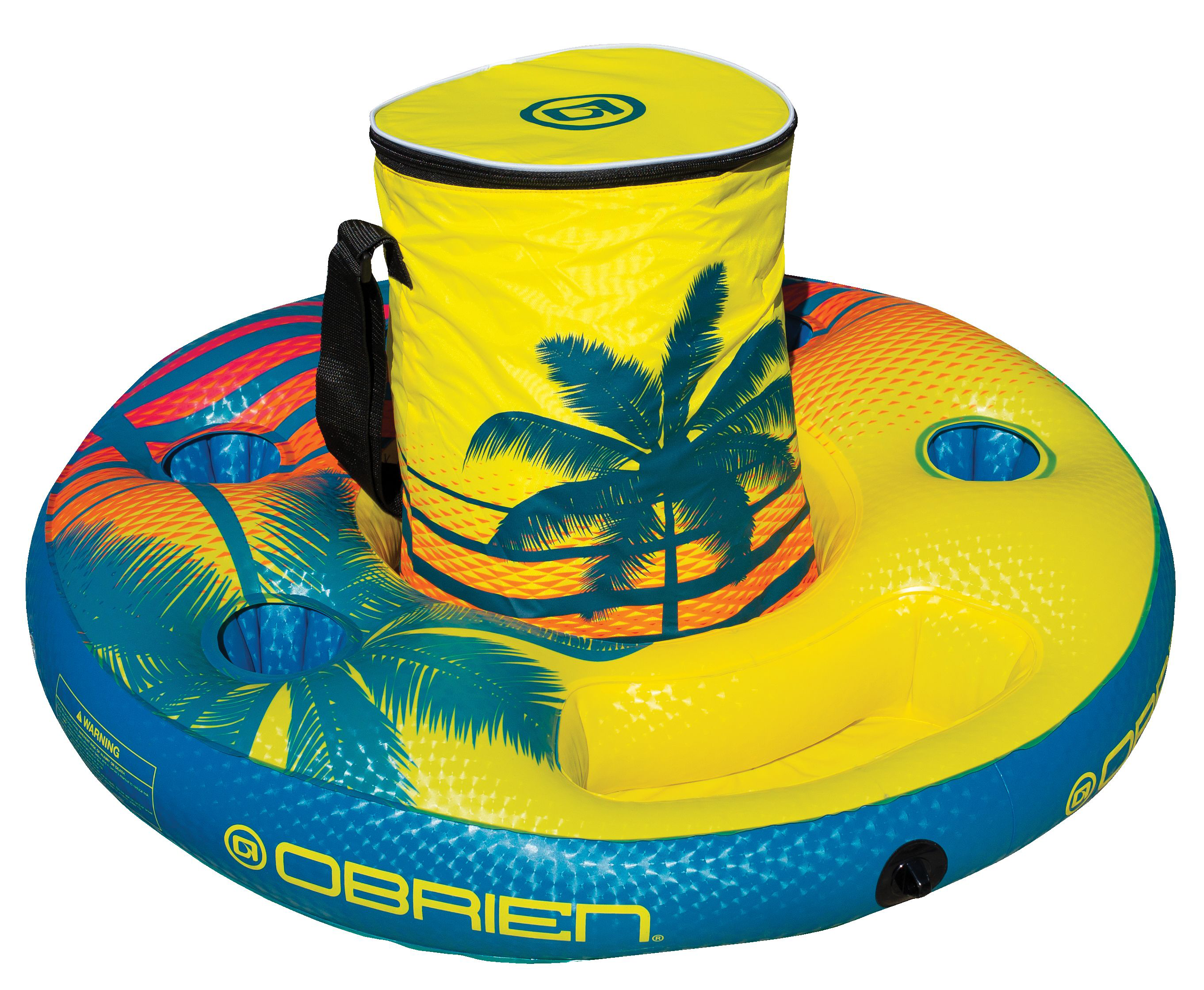 O'Brien Float 'N' Go Inflatable Floating Snack and Beverage Island