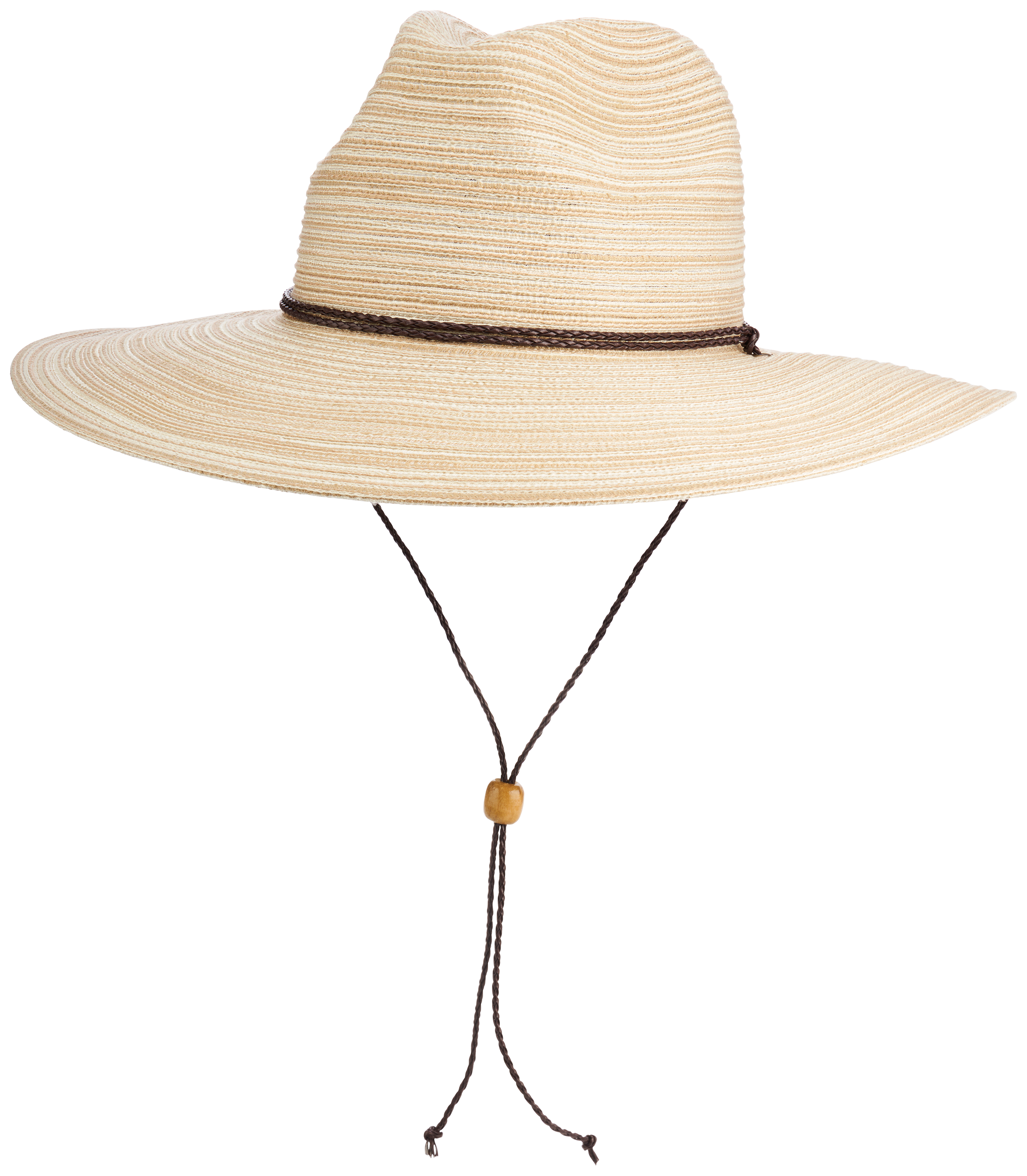 Scala Poly Braid Big Brim Safari Hat for Ladies - Toast