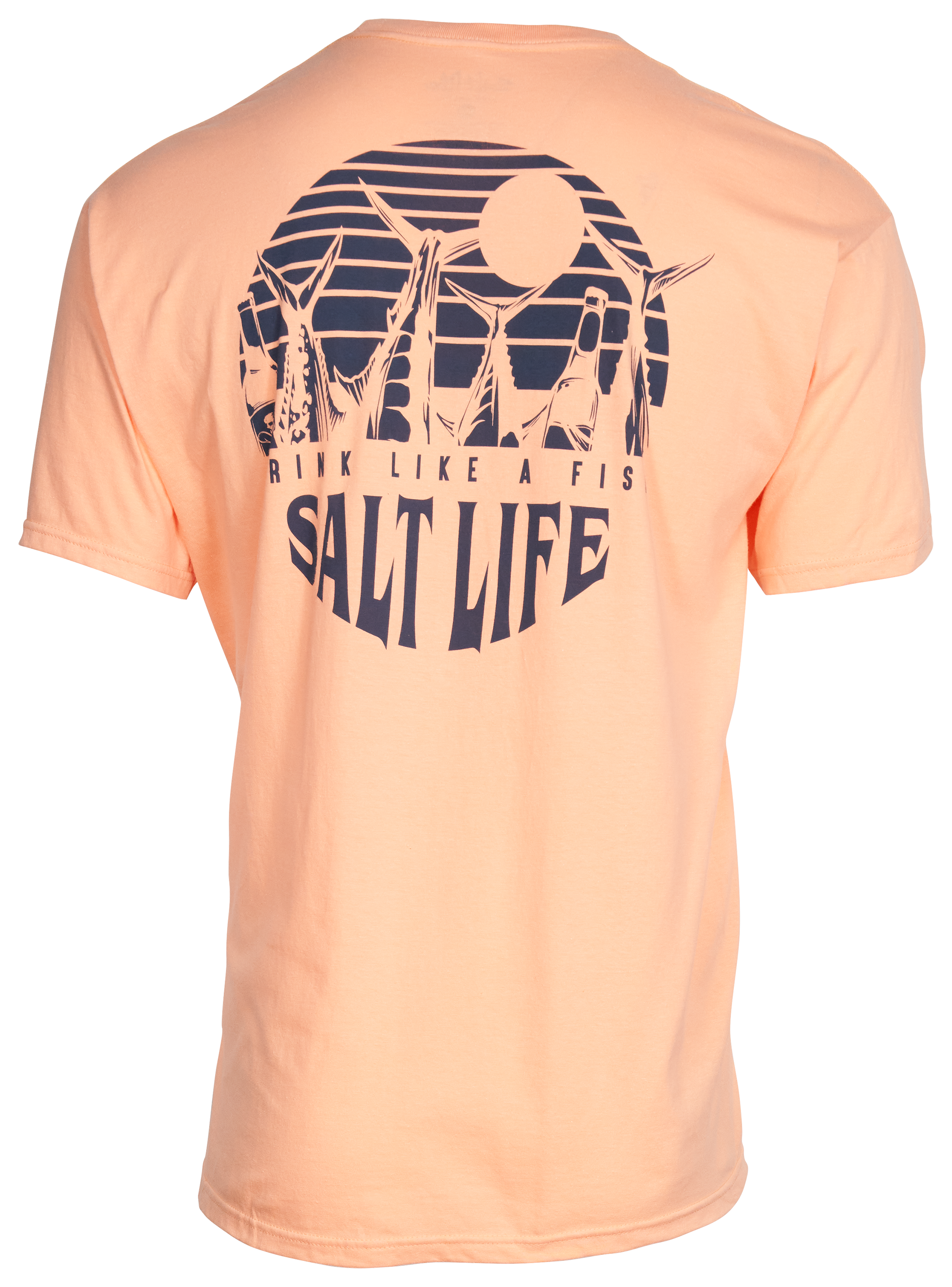 Salt Life Drink Like A Fish Short-Sleeve T-Shirt for Men - Grapefruit - L