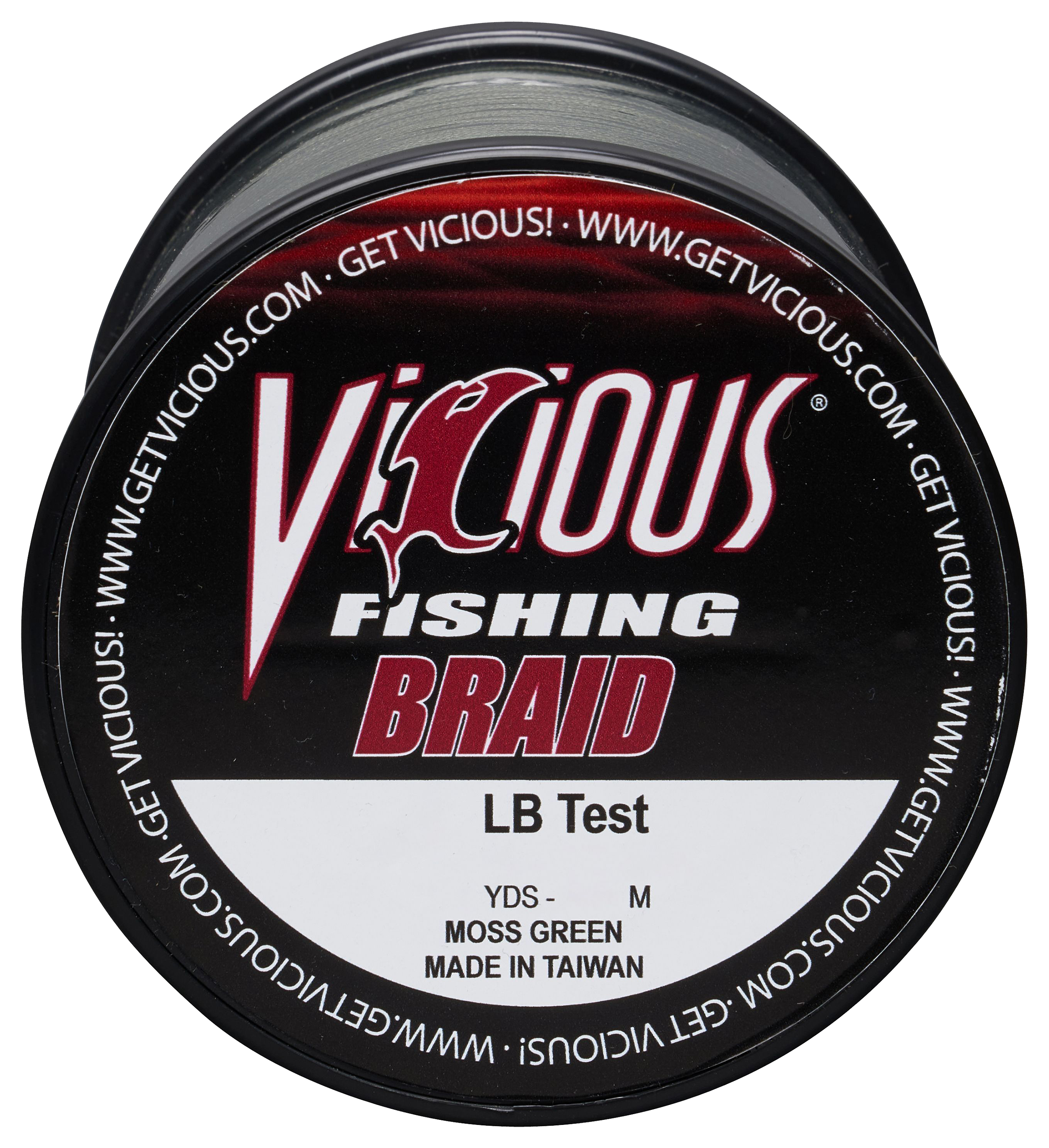 Image of Vicious Fishing Standard Braid Fishing Line - Moss Green - 1500 Yards - 15 lb.