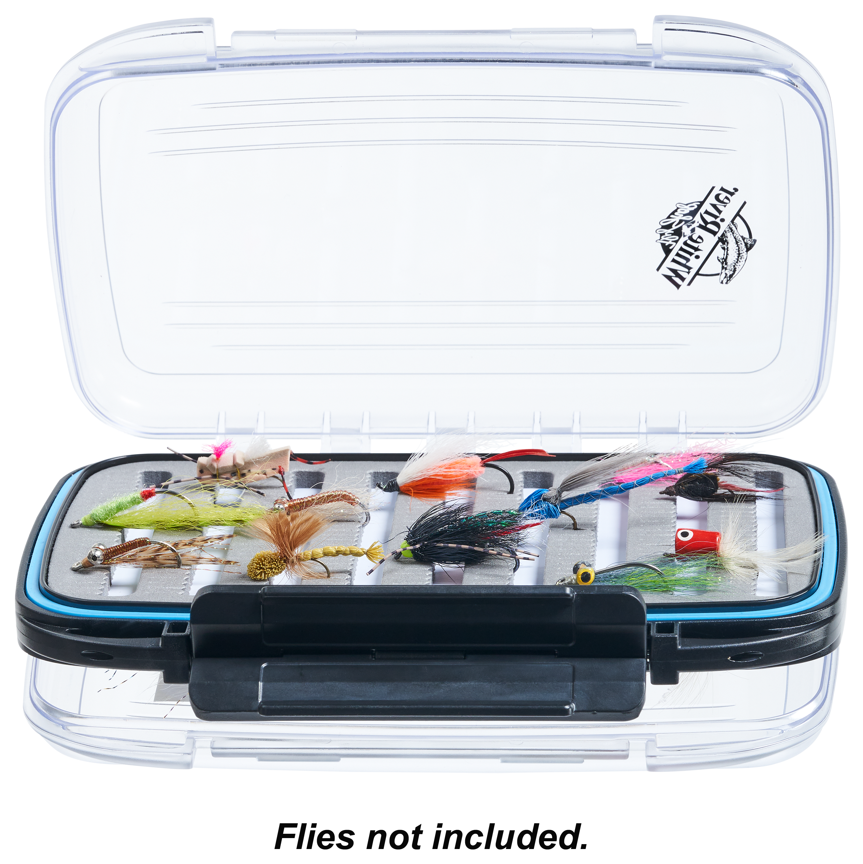 Cheap Plastic Double Layer Fishing Tackle Box Fly Fishing Flies 12
