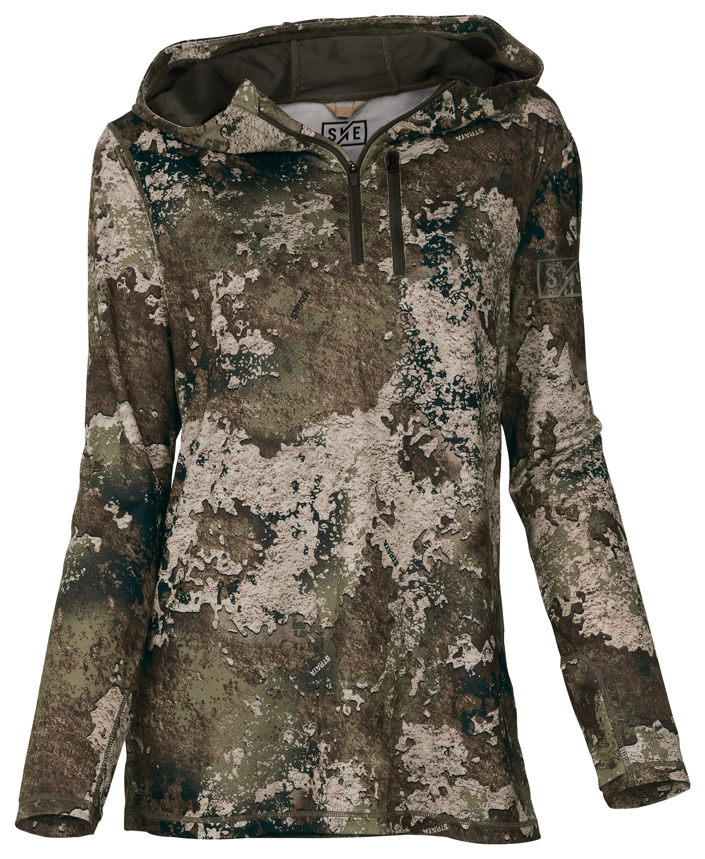 Image of SHE Outdoor Oasis Long-Sleeve Hoodie for Ladies - TrueTimber Strata - S