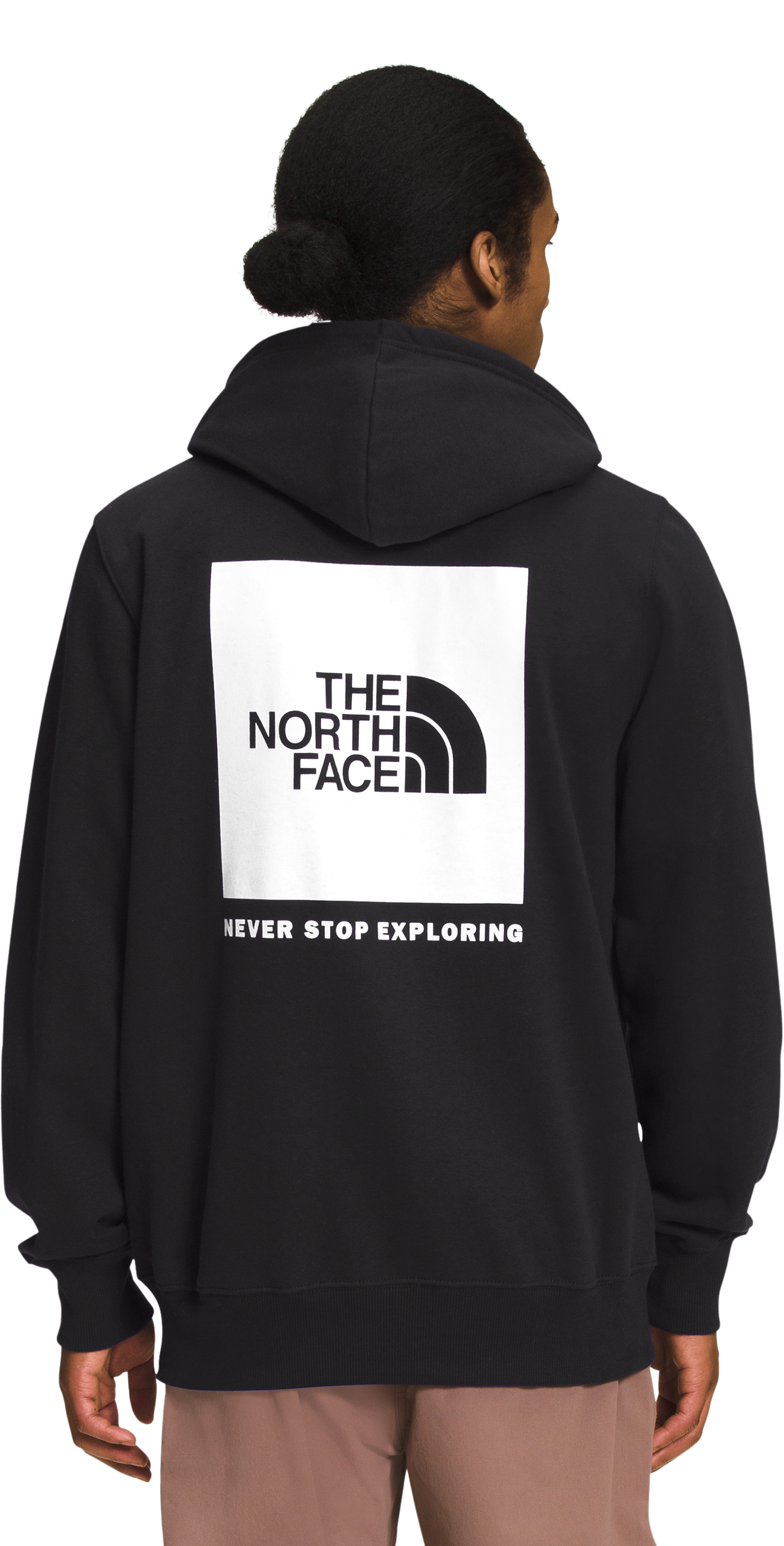 Image of The North Face Box NSE Hoodie for Men - TNF Black/TNF White - 3XL