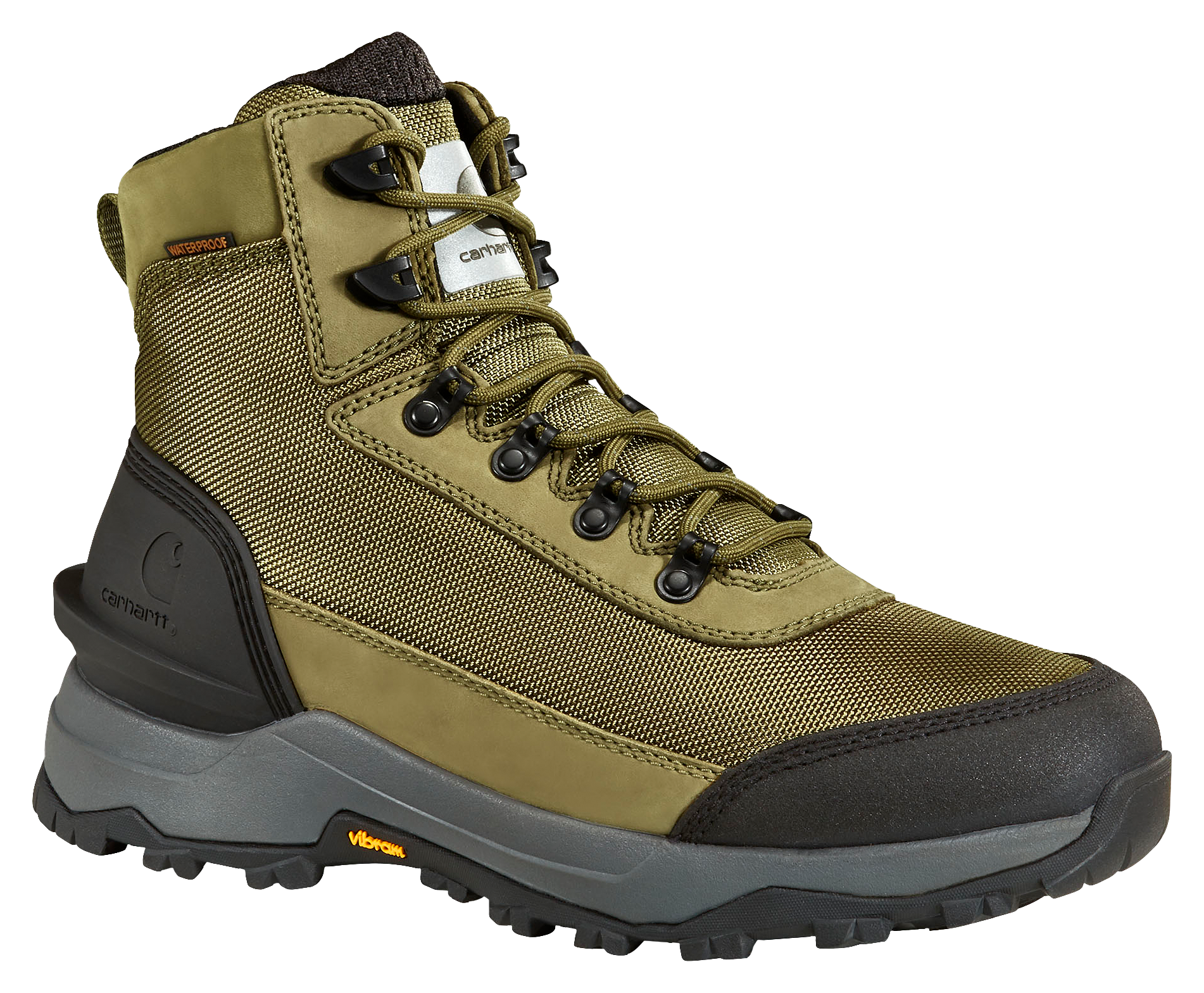 Image of Carhartt Outdoor Hike Waterproof Hiking Boots for Men - Olive - 8.5M