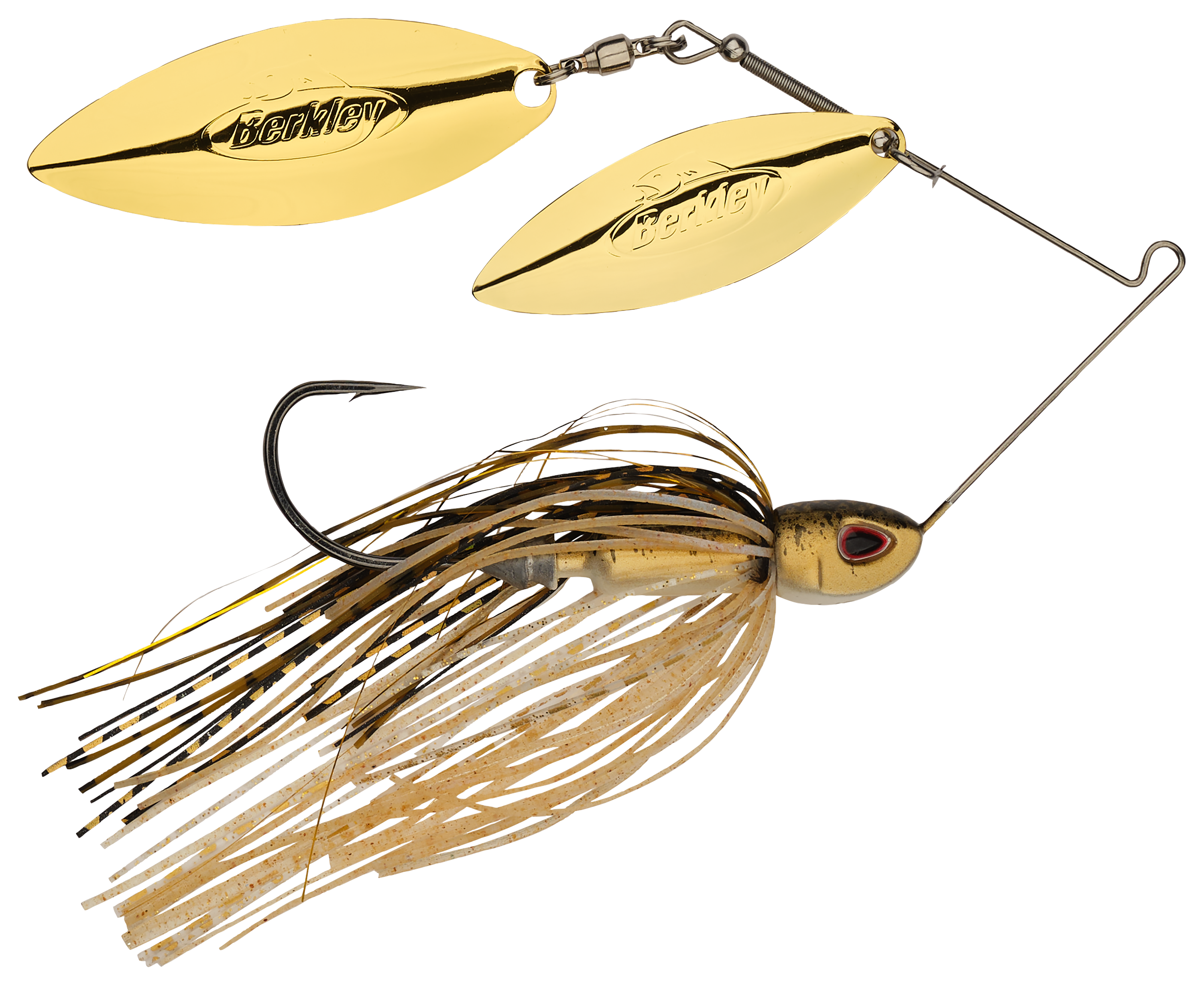 Berkley Power Blade Compact Double-Willow Spinnerbait - 1/2 oz. - Golden Shiner