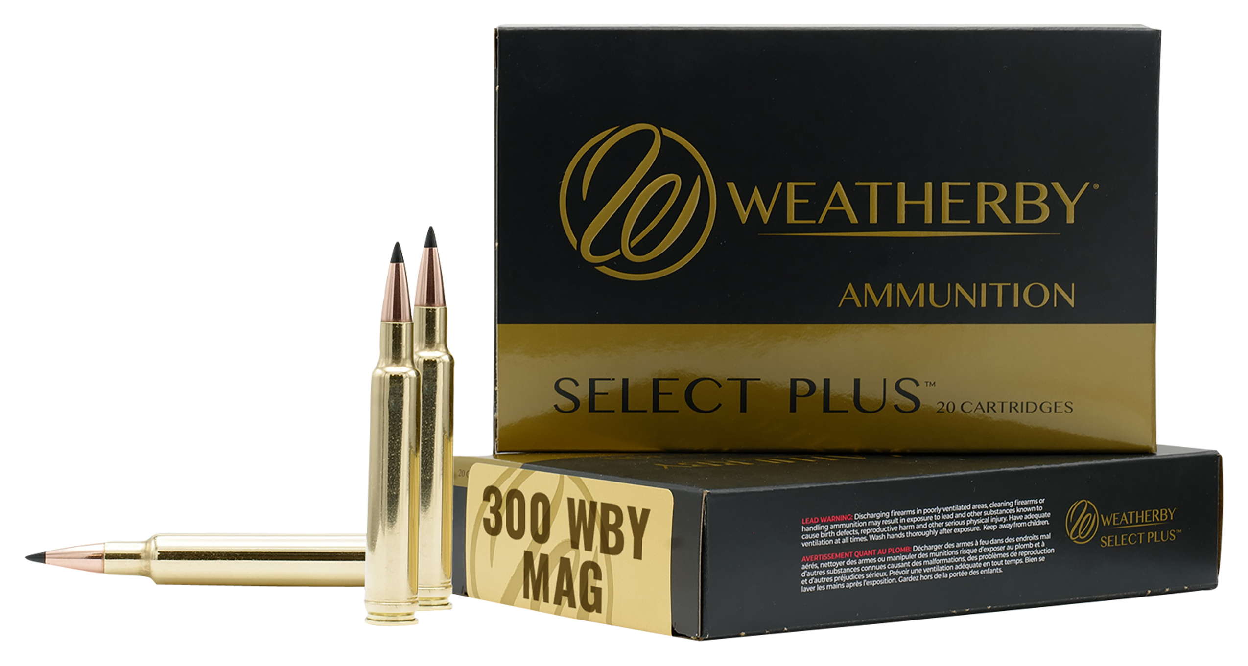 Image of Weatherby Select Plus .300 Wby Mag 180 Grain Centerfire Rifle Ammo