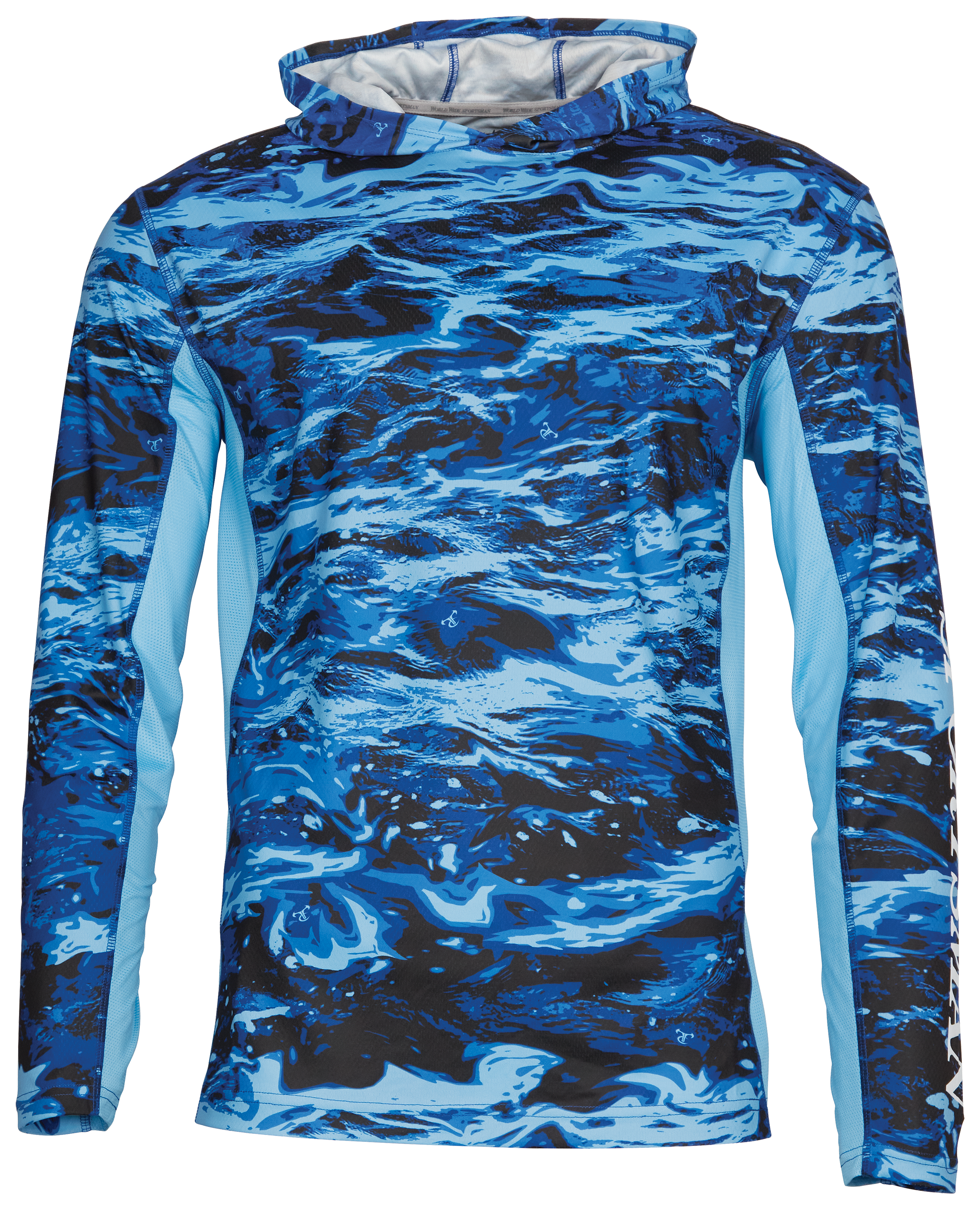 World Wide Sportsman Sublimated Casting Long-Sleeve Hoodie for Men - Wahoo 
