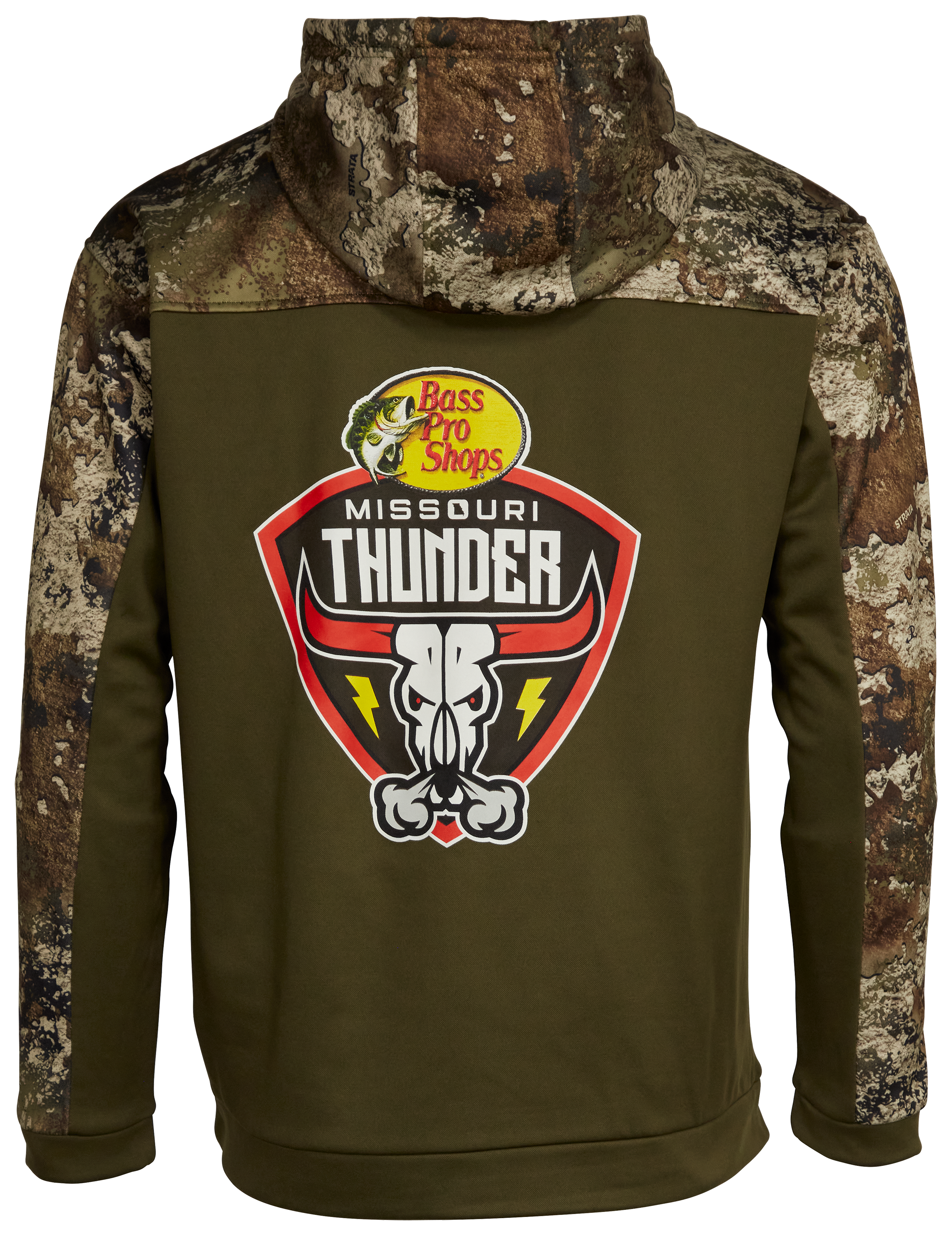Bass Pro Shops Missouri Thunder Hoodie for Men - Olive/TrueTimber Strata - 