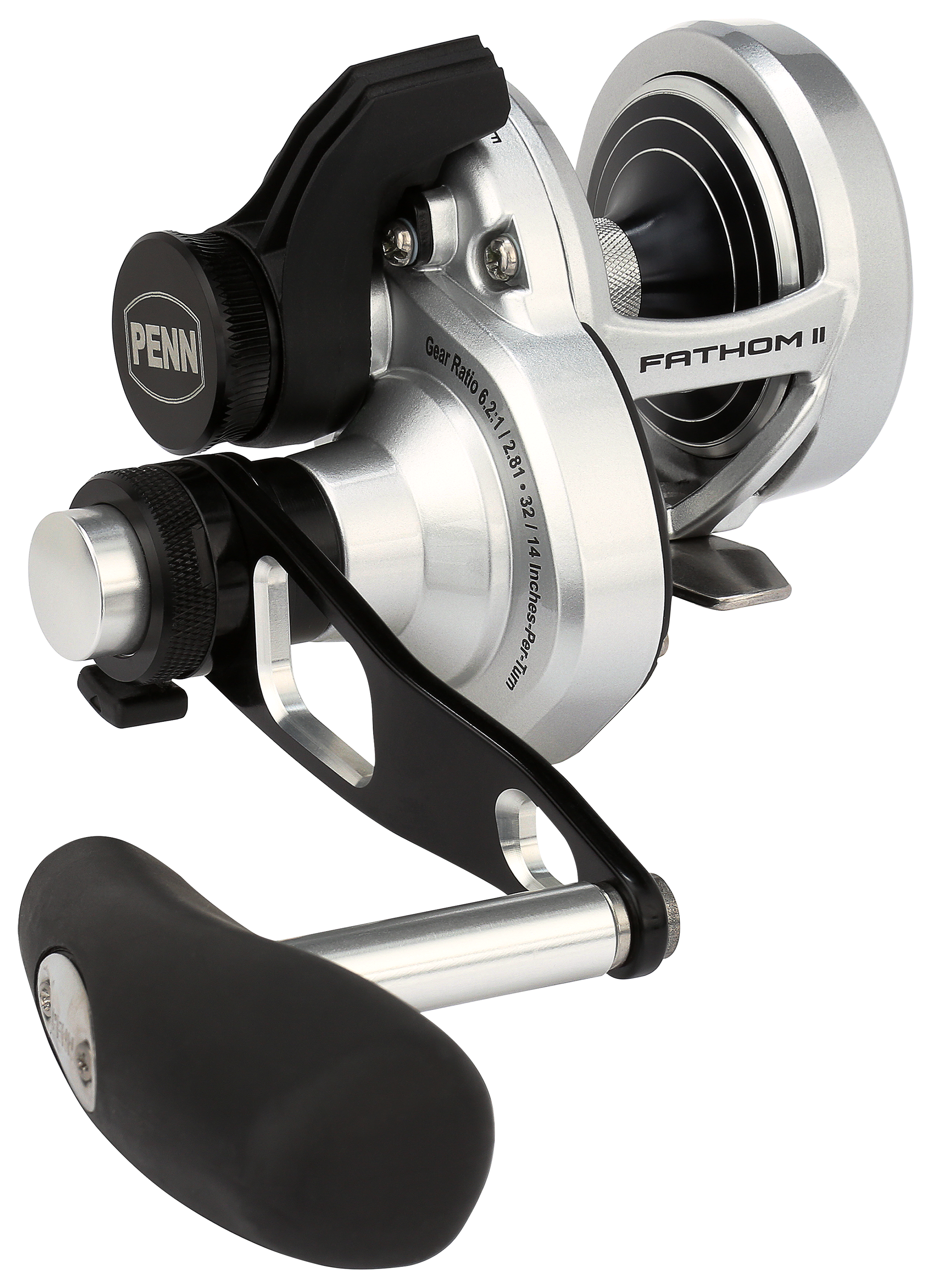 Penn Fathom II Lever-Drag 2-Speed Conventional Reel - FTHII15LD2