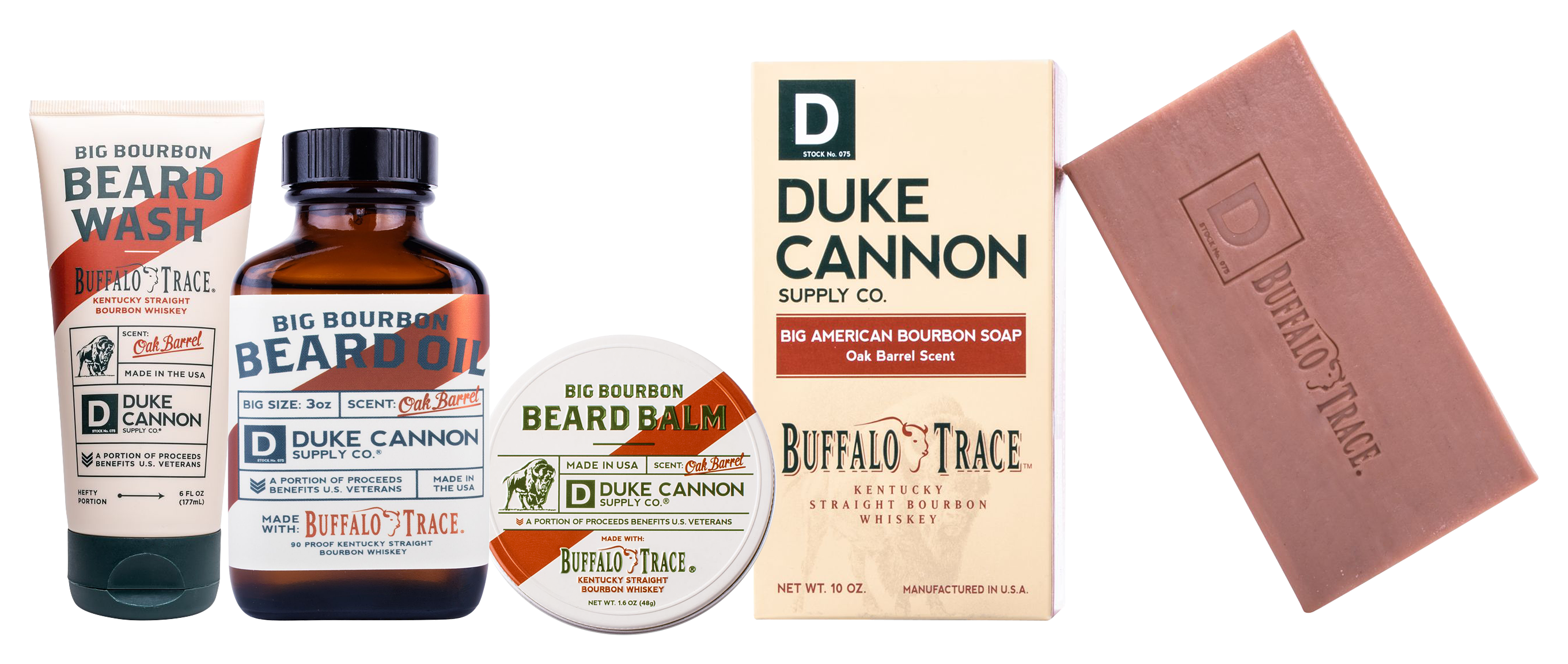 DUKE Cannon Supply Co. Big Bourbon Beard Care Bundle