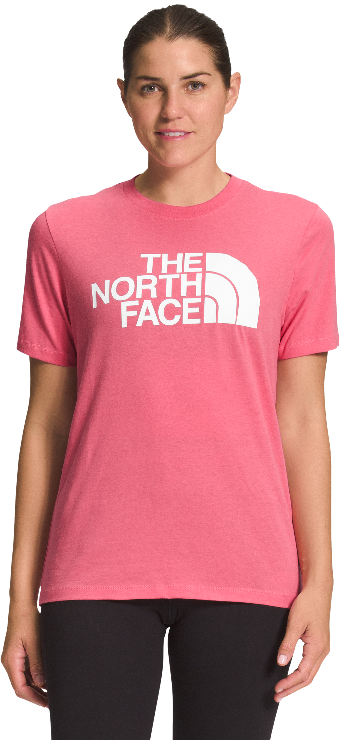 The North Face Half Dome Short-Sleeve T-Shirt for Ladies -  Cosmo Pink/TNF 