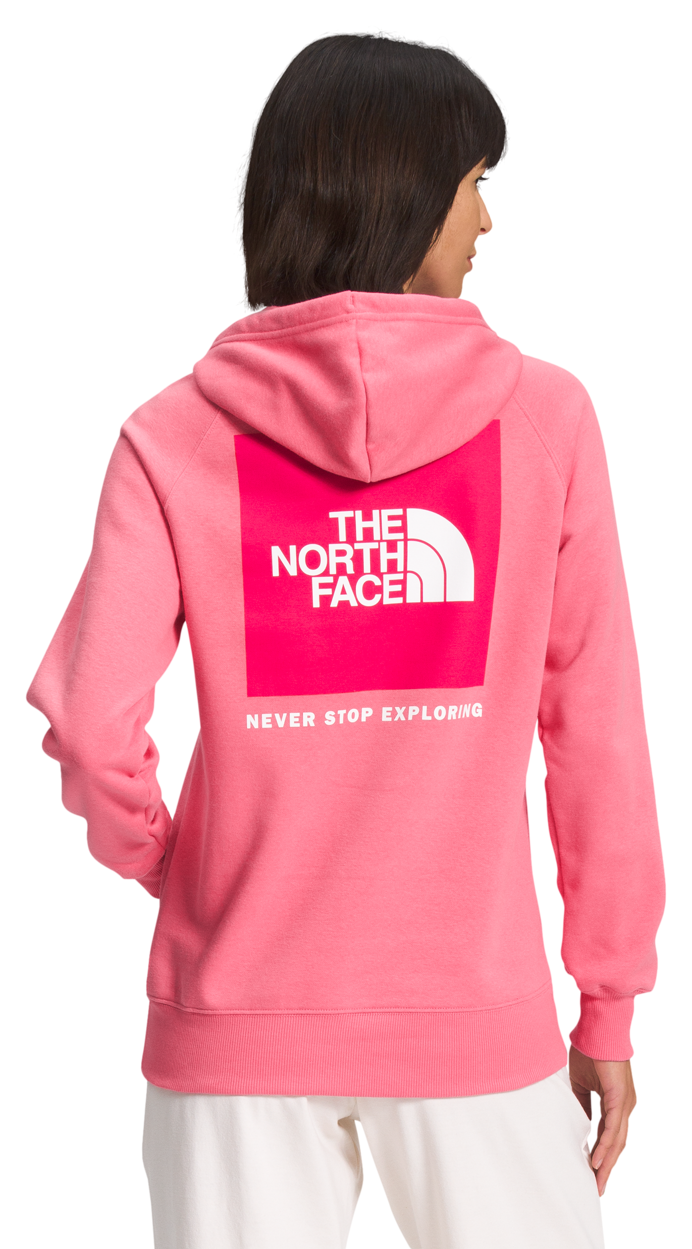 The North Face Box NSE Long-Sleeve Hoodie for Ladies - Cosmo Pink/Cosmo Pink - XXL