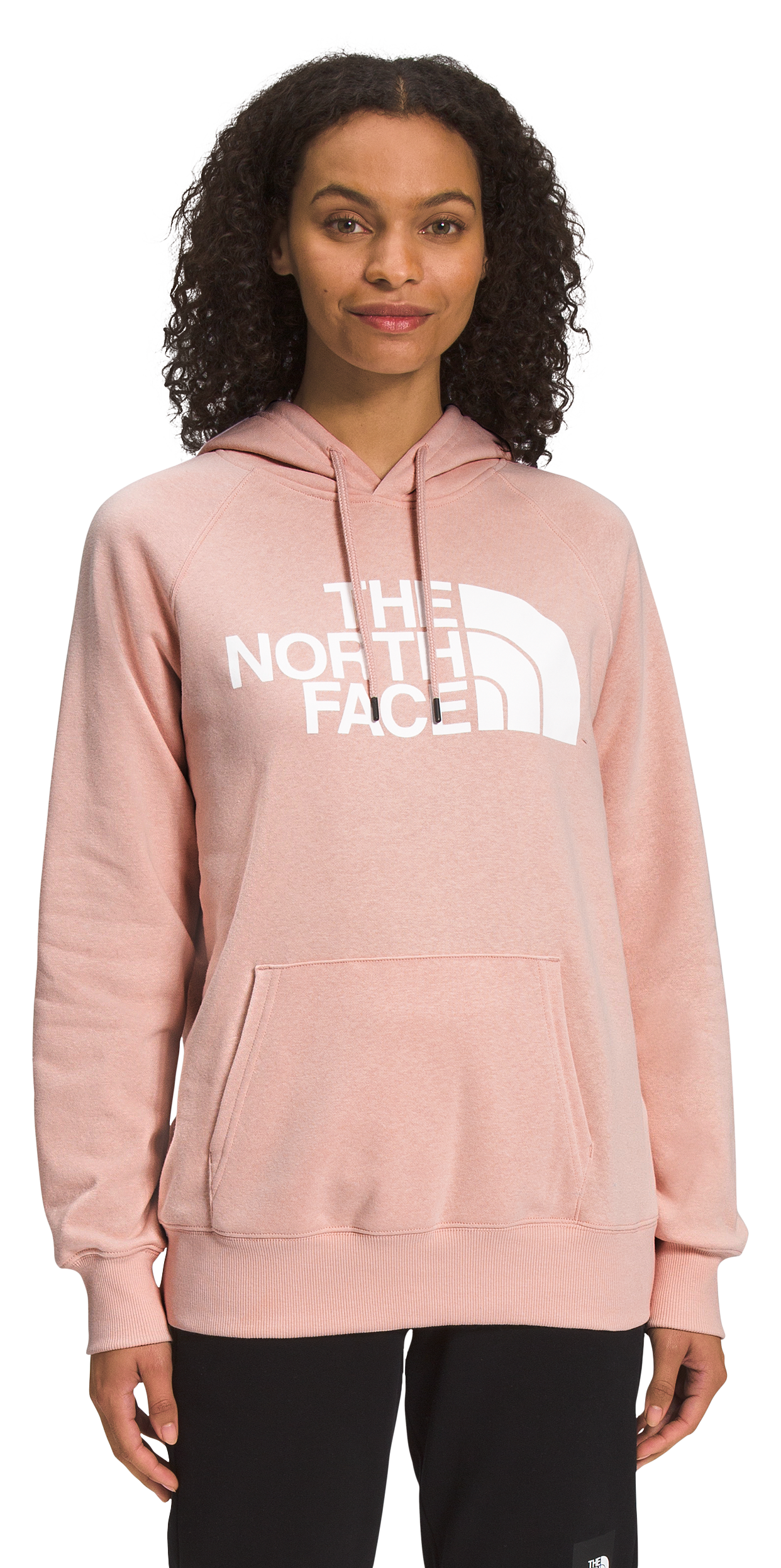 The North Face Half Dome Pullover Long-Sleeve Hoodie for Ladies - Pink Moss