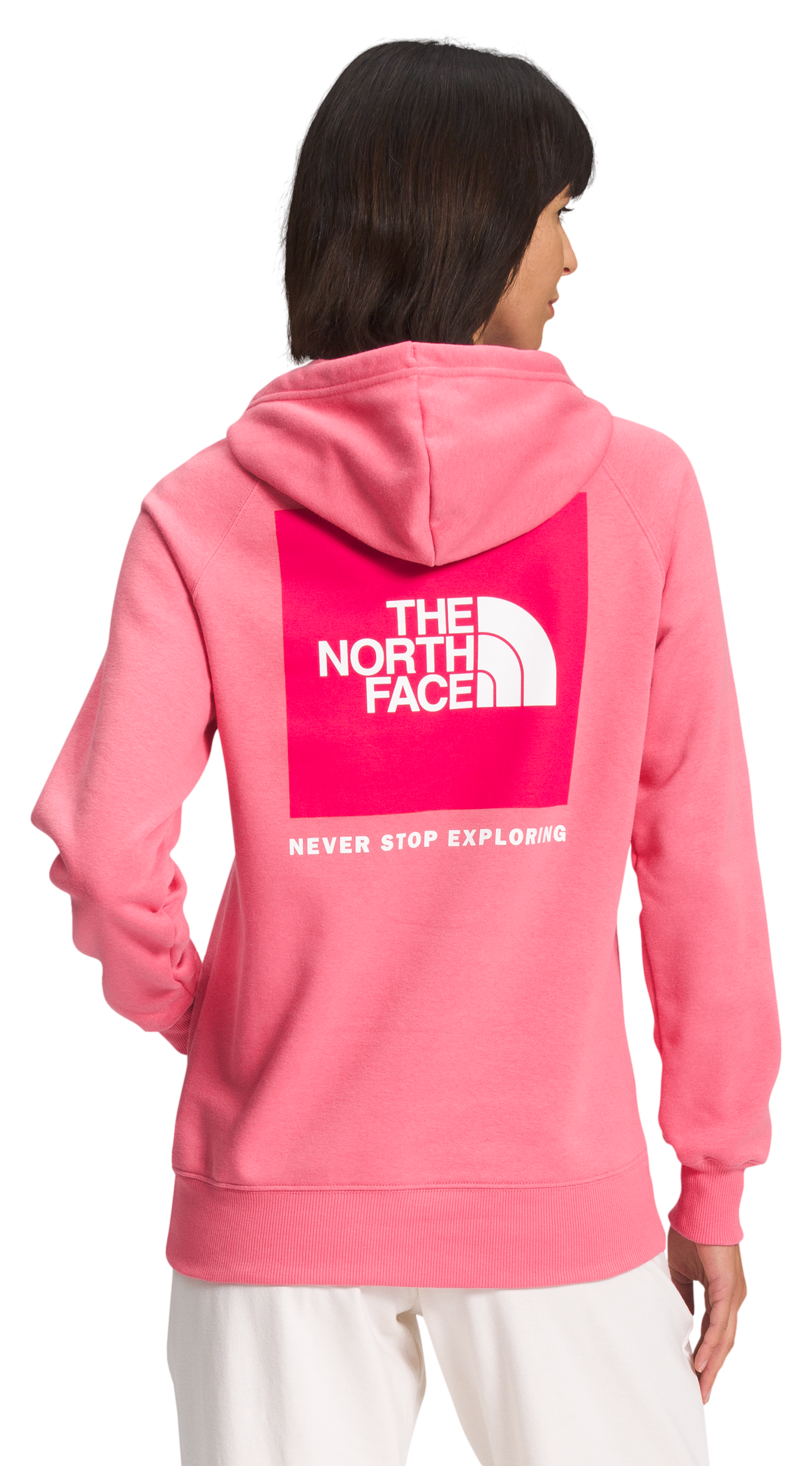 The North Face Box NSE Long-Sleeve Hoodie for Ladies - Cosmo Pink/Cosmo Pin