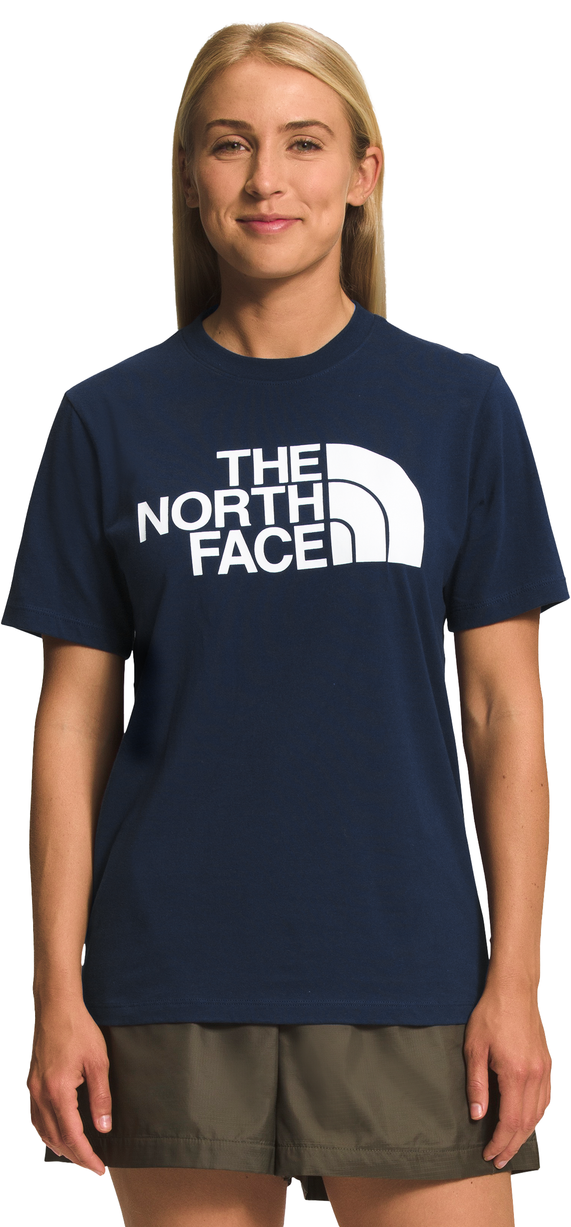 The North Face Half Dome Short-Sleeve T-Shirt for Ladies - Summit Navy/TNF 