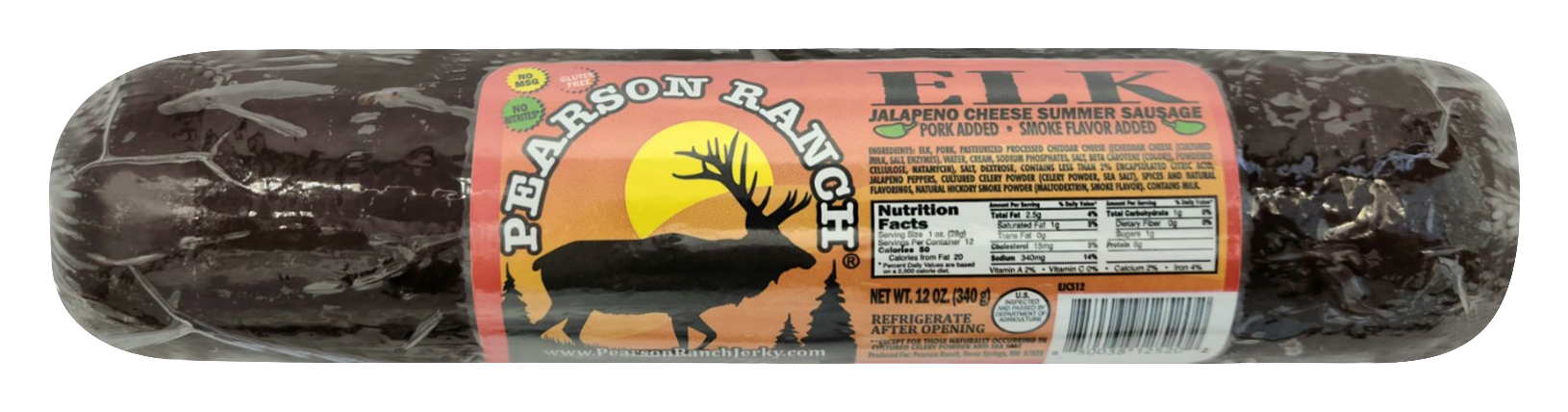 Pearson Ranch Jalapeno Cheese Elk Summer Sausage
