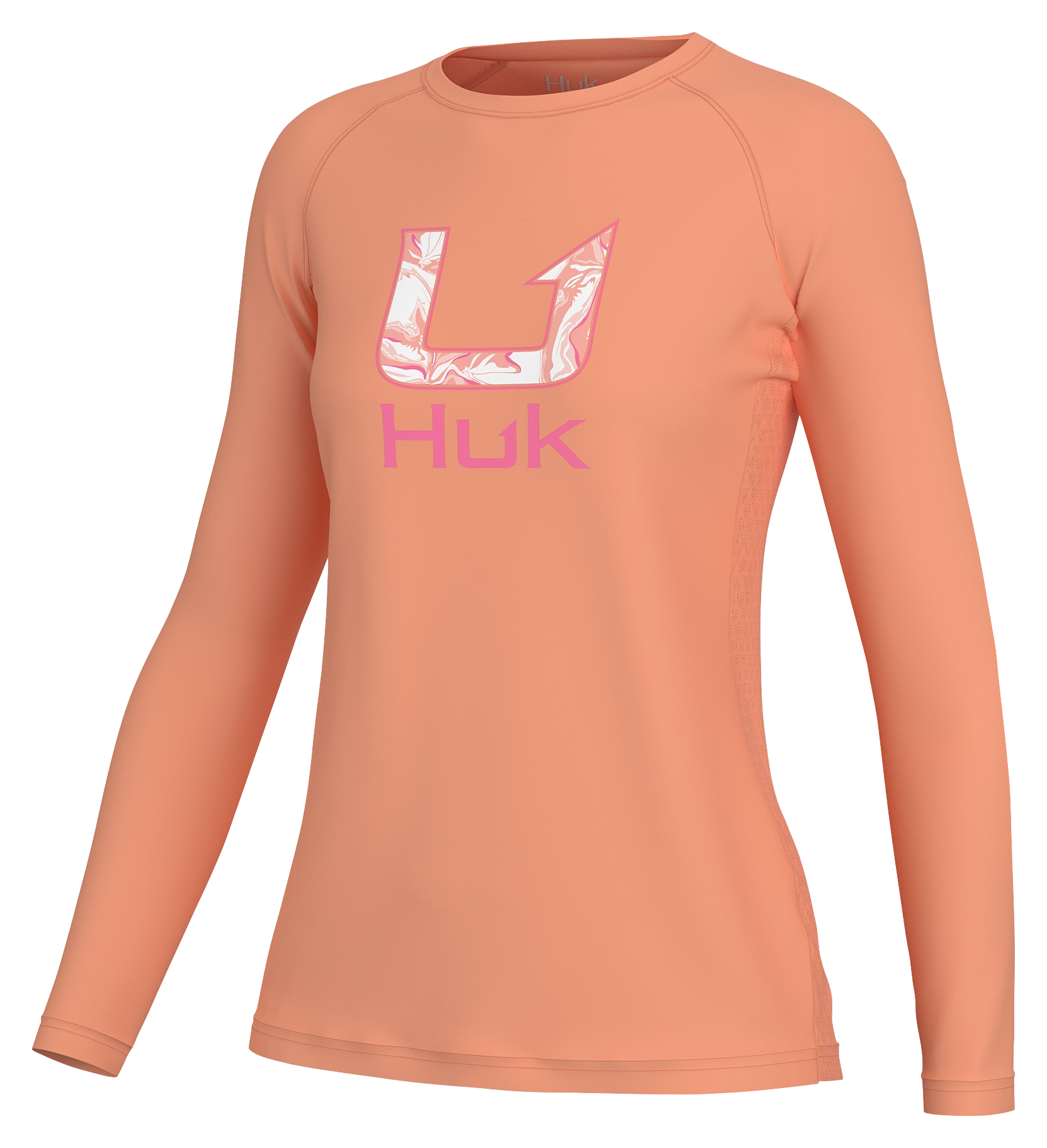 Huk Women's Coral Reef Pursuit Vented Brackish Fill Long Sleeve Shirt