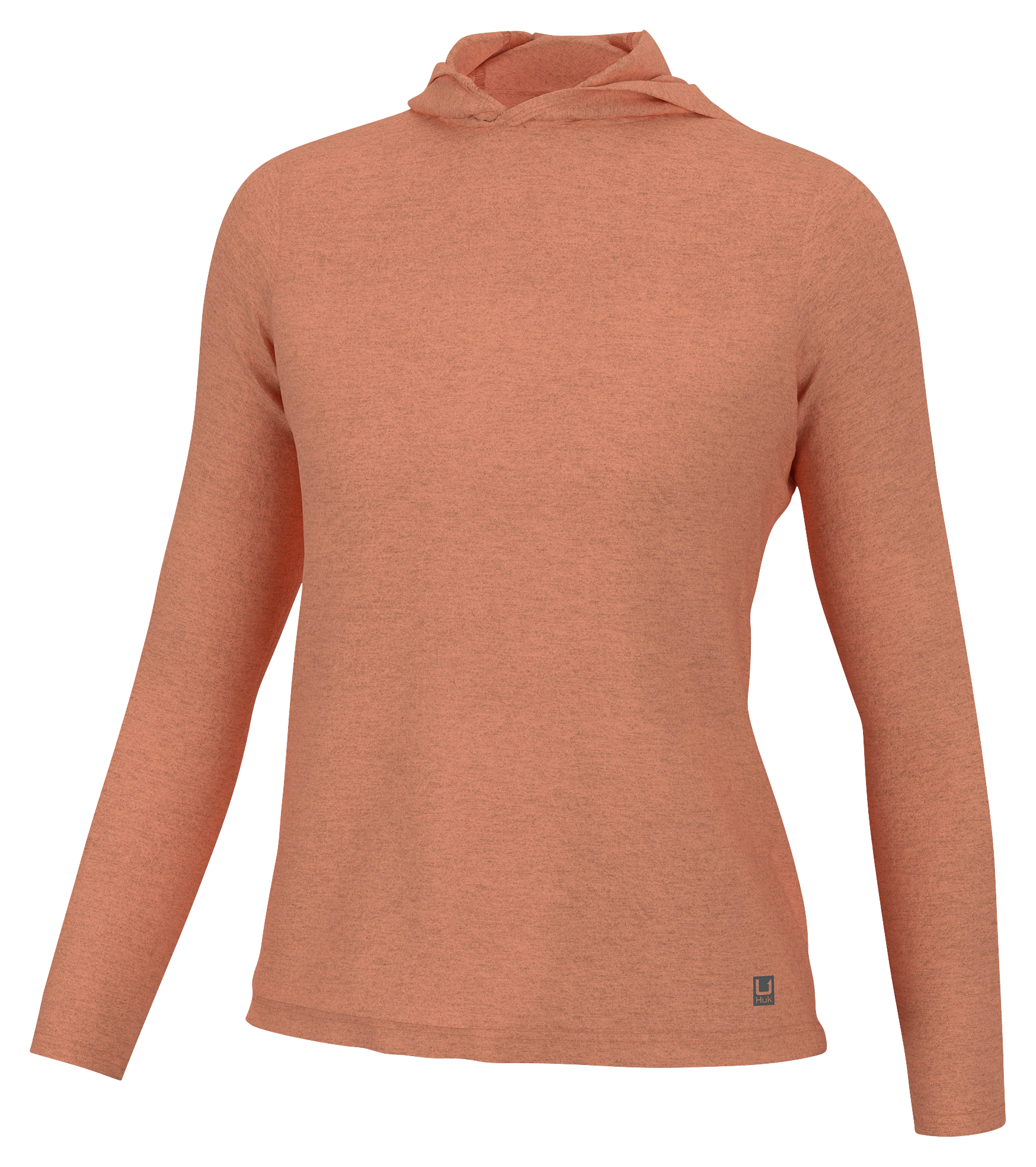 Image of Huk Waypoint Recycled Long-Sleeve Hoodie for Ladies - Coral Reef - S