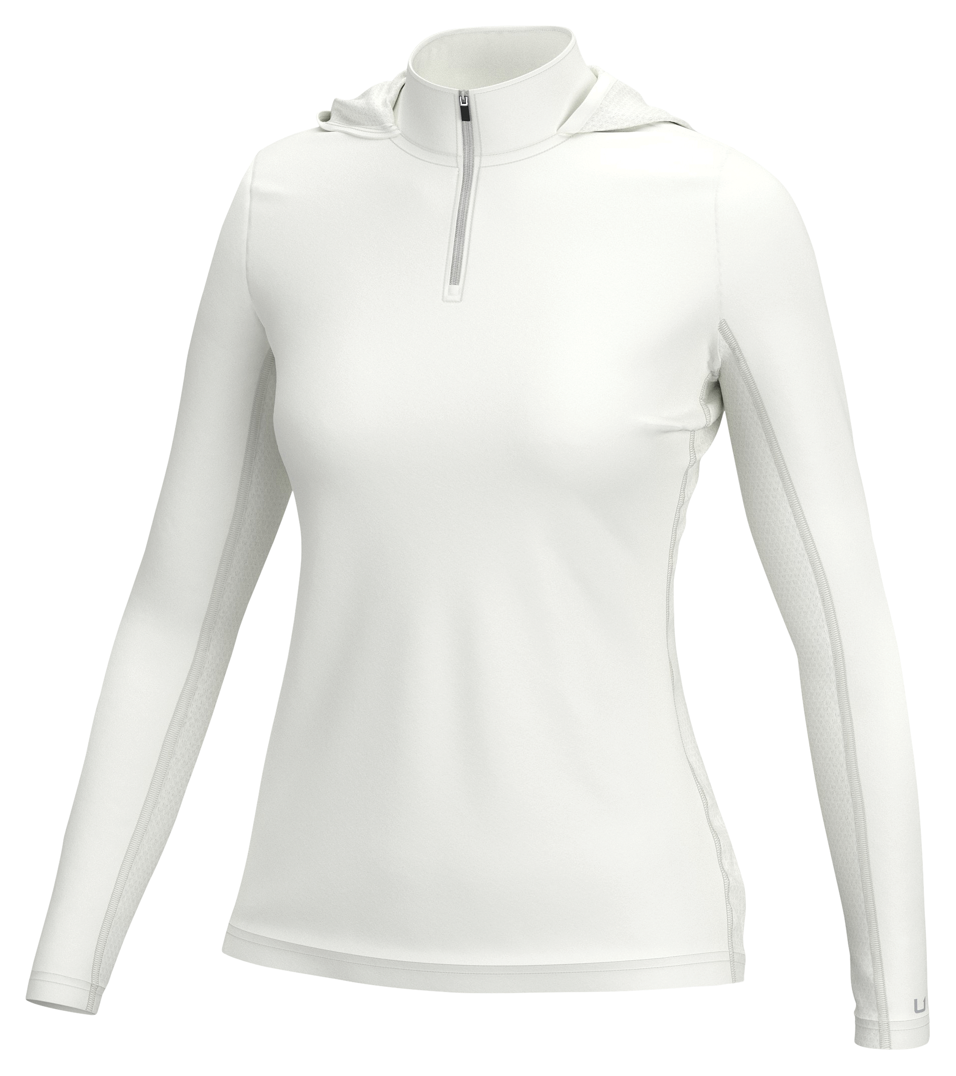 Huk Icon X Quarter-Zip Long-Sleeve Hoodie for Ladies - White - S