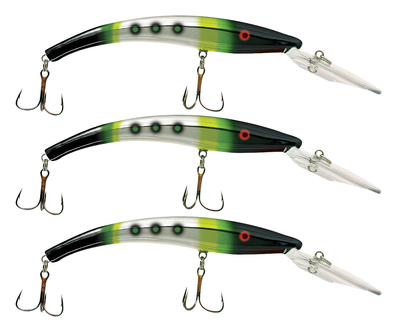 Image of "Reef Runner Deep Diver 800 Crankbait - Chrome Frog - 4-3/4"""