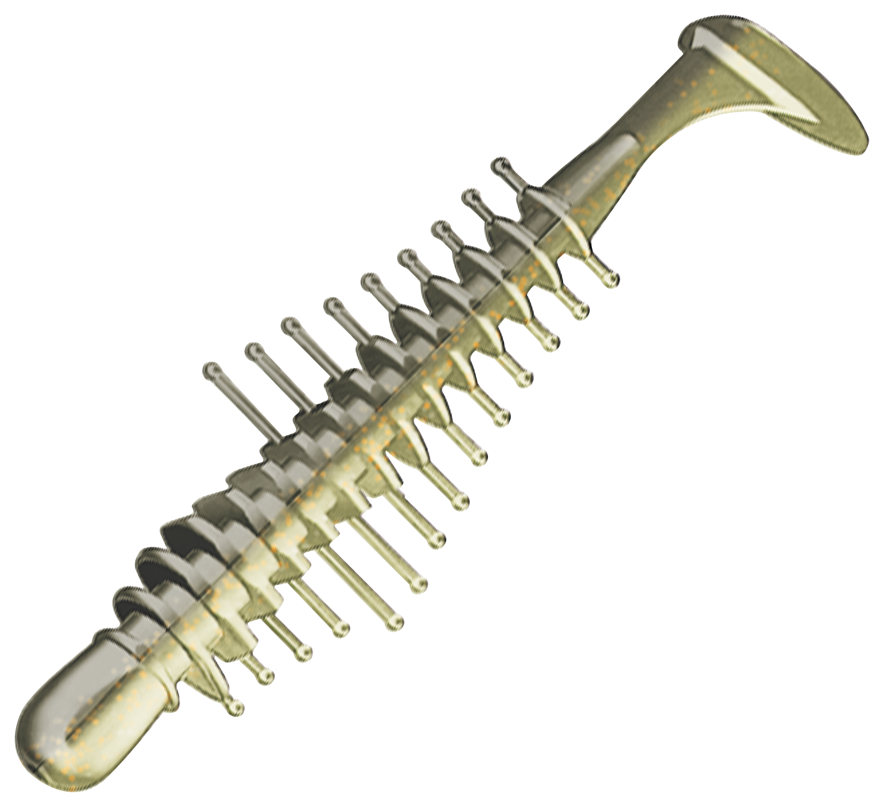 Image of "Kalin's Tickle Shad - Copper - 3.8"""