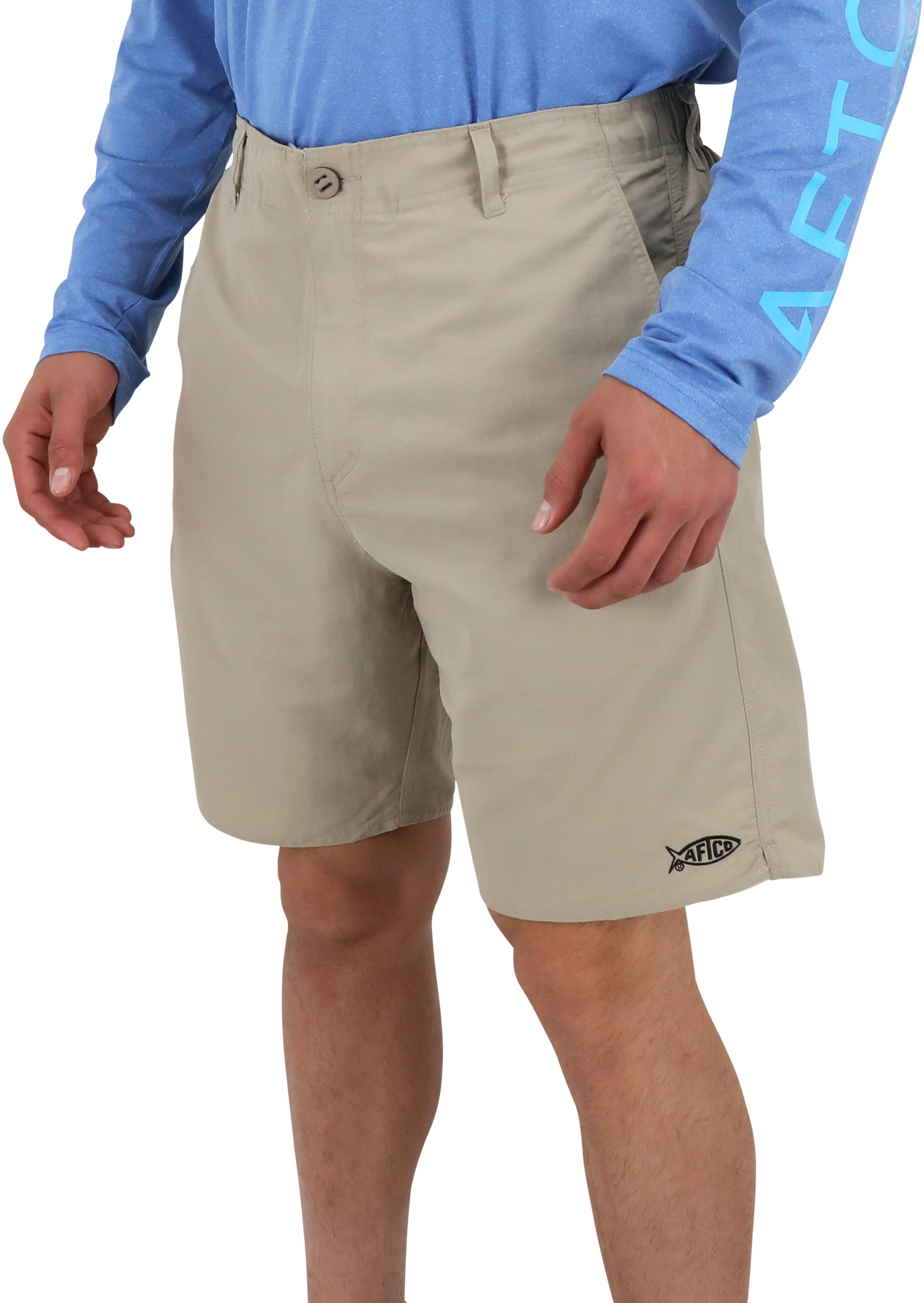 AFTCO Everyday Nylon Shorts for Men - Khaki - 30