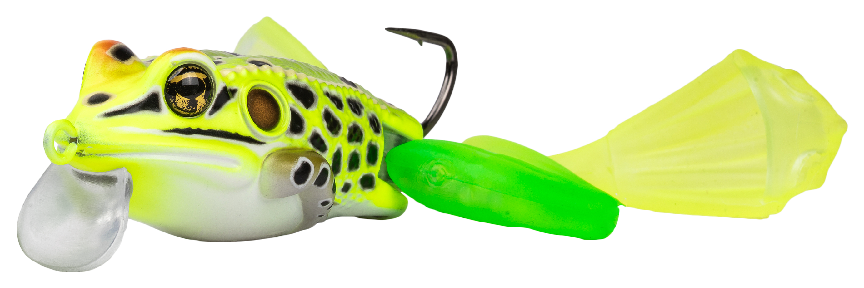 Image of LIVETARGET Ultimate Diver Frog - 2'' - Fluorescent Green/Yellow