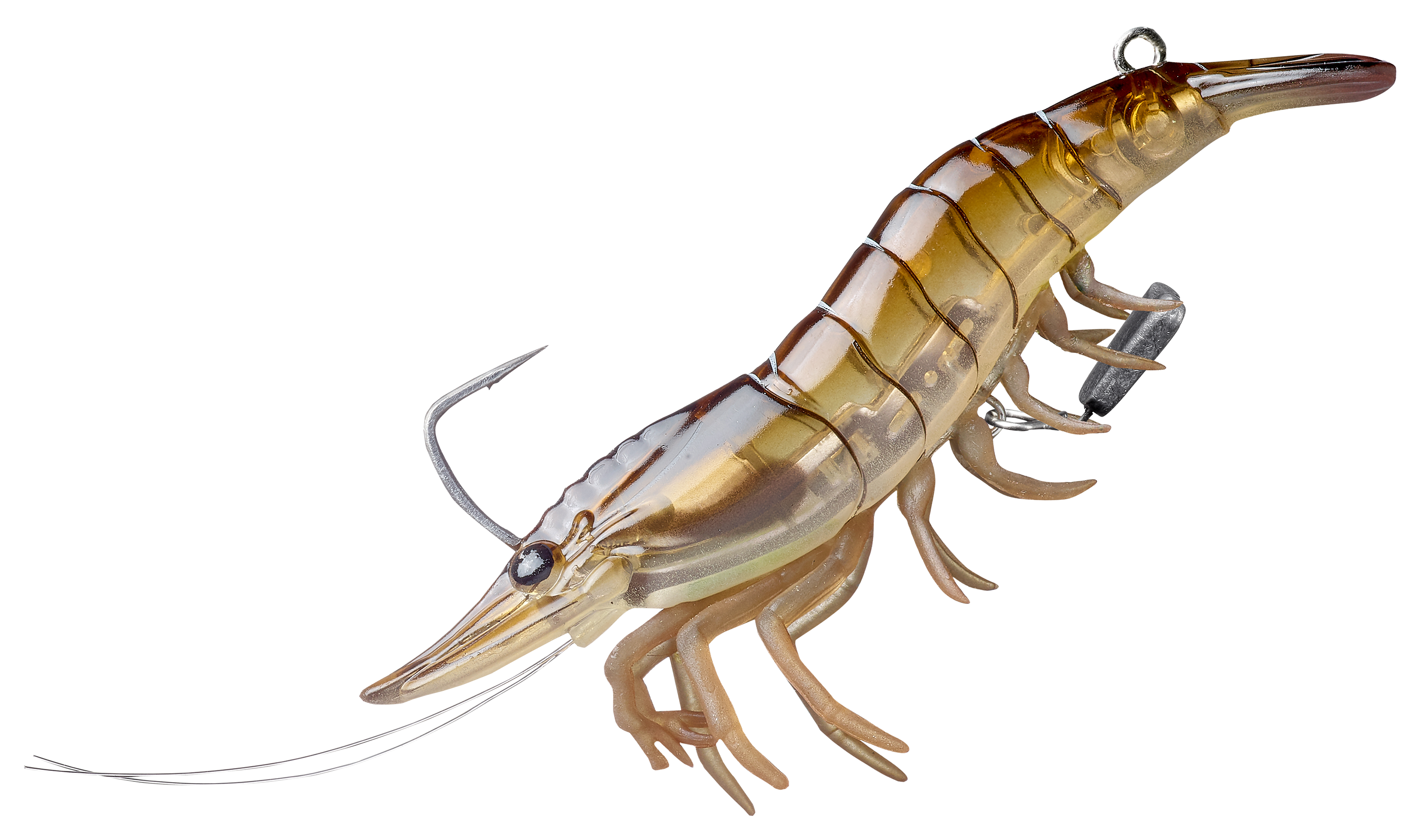 LiveTarget Live Shrimp Finesse Bait in White Shrimp | Size 3”