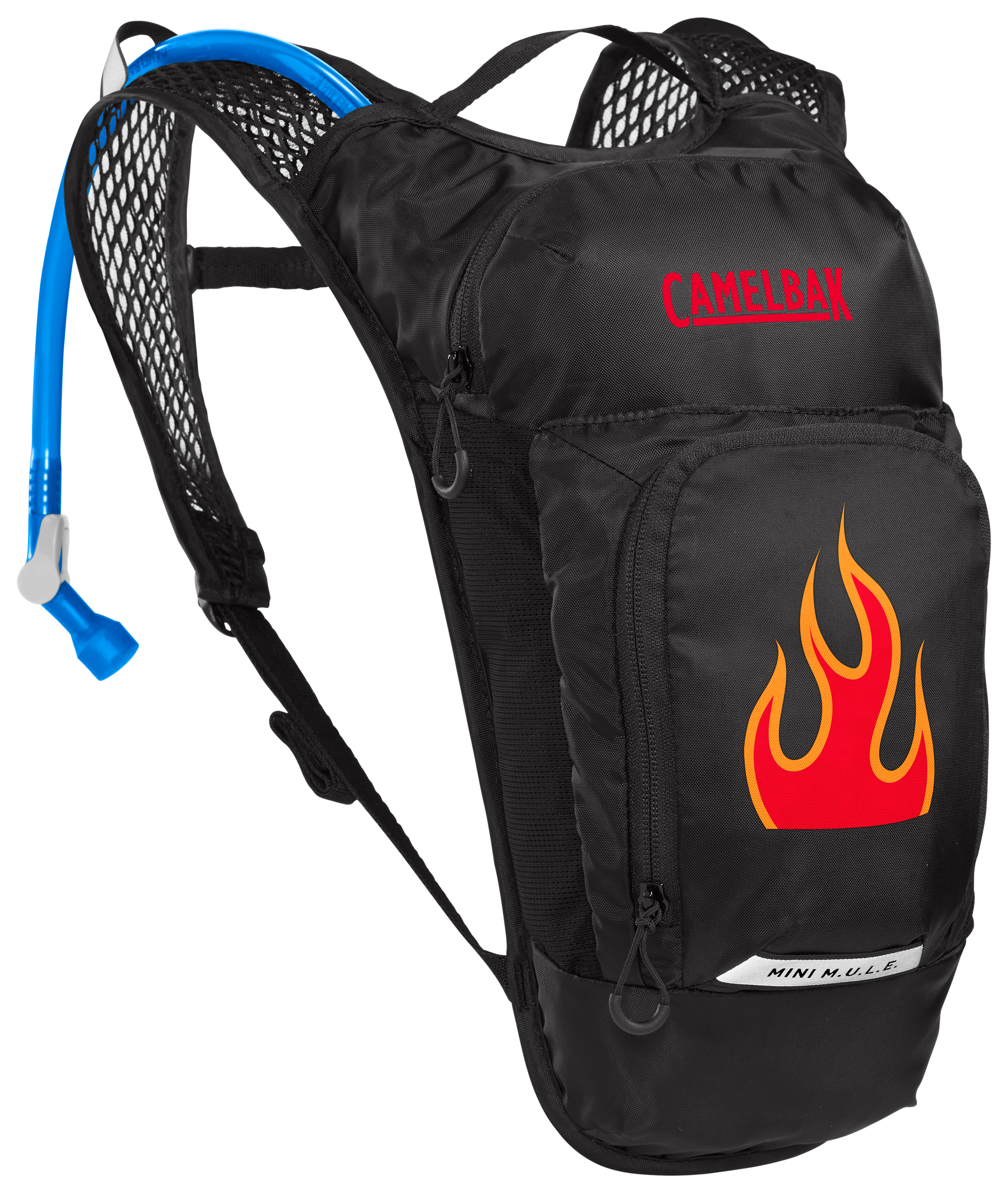 Image of CamelBak Mini M.U.L.E. 50-oz. Hydration Pack - Black Flames