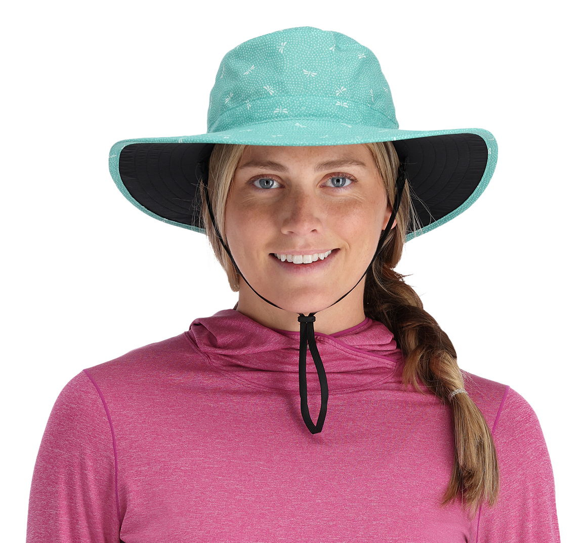 Simms Superlight Solar Sombrero for Ladies - Dragonfly Gulf Blue