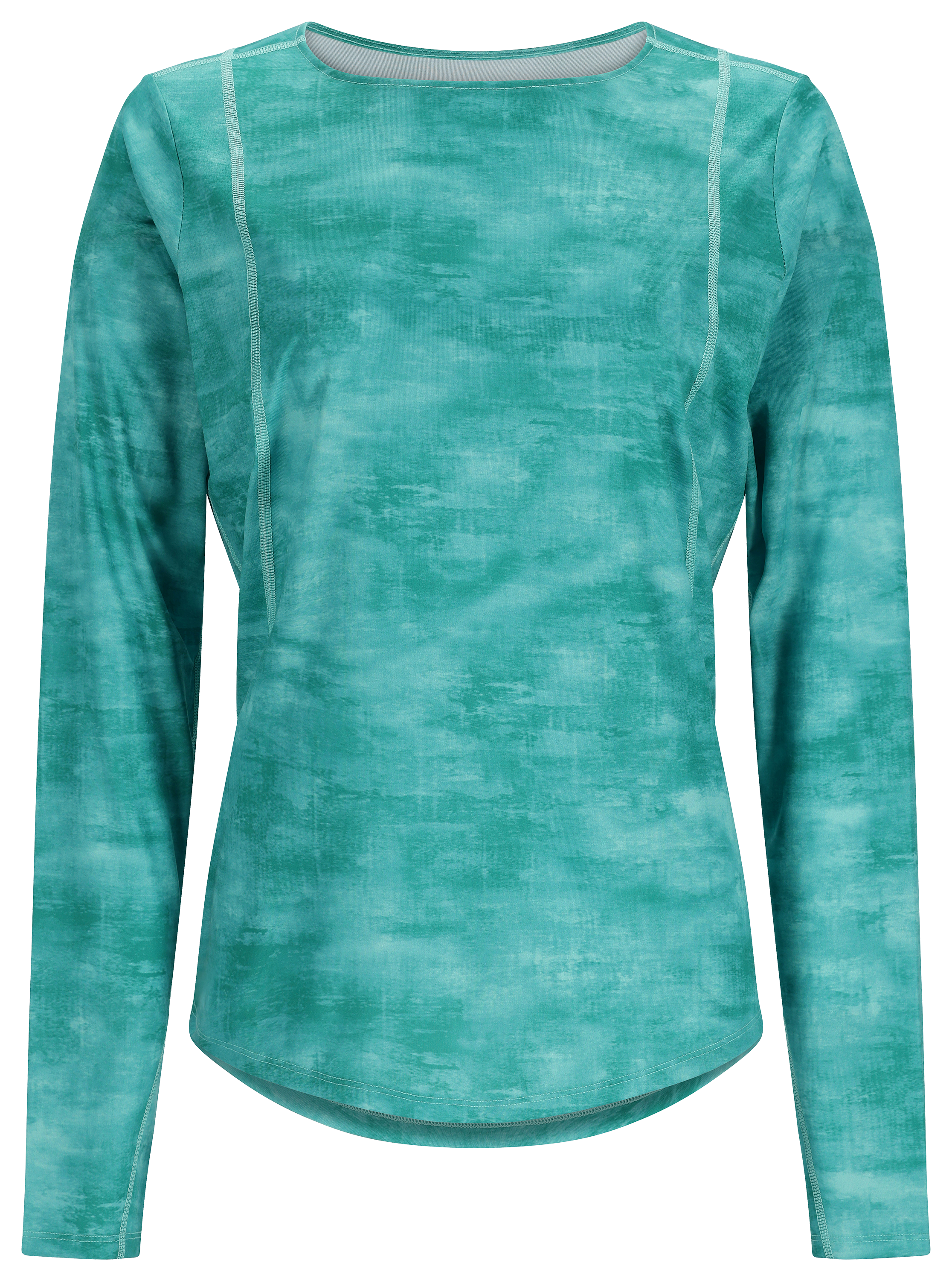 Image of Simms Challenger Solar Long-Sleeve Crew for Ladies - Gulf Blue - S