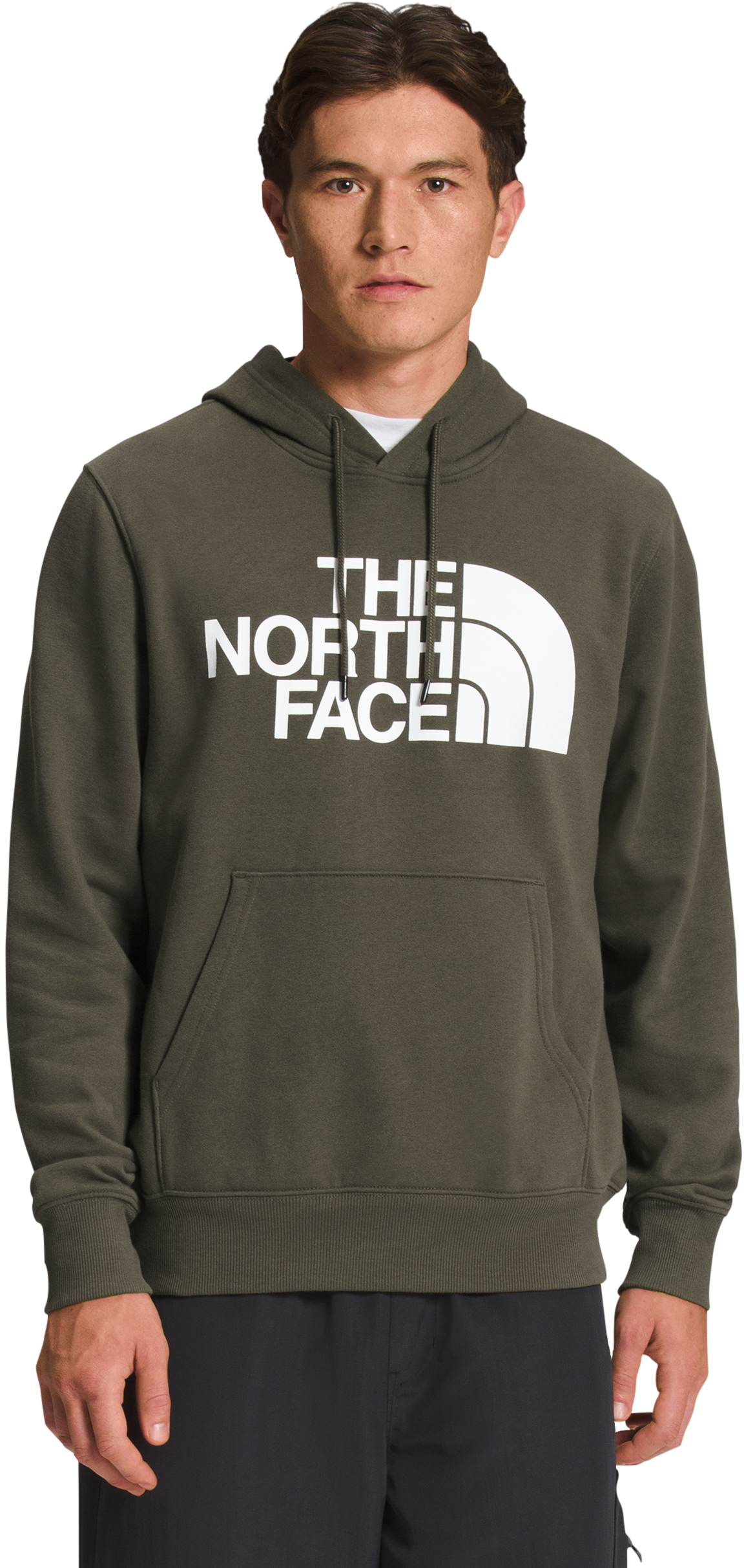 The North Face Half Dome Pullover Long-Sleeve Hoodie for Men - New Taupe Gr