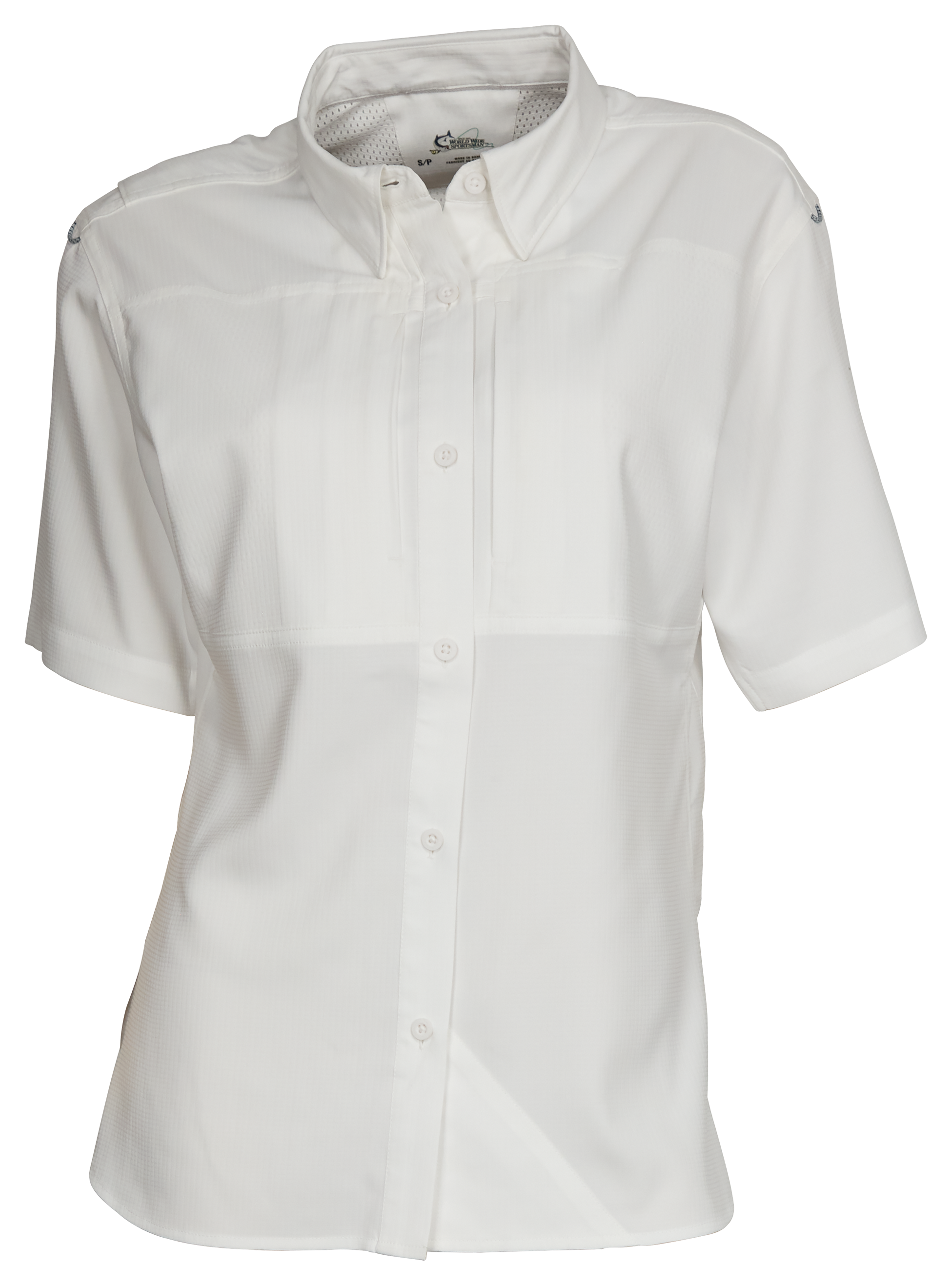 World Wide Sportsman Marina Short-Sleeve Shirt for Ladies - Bright White - S