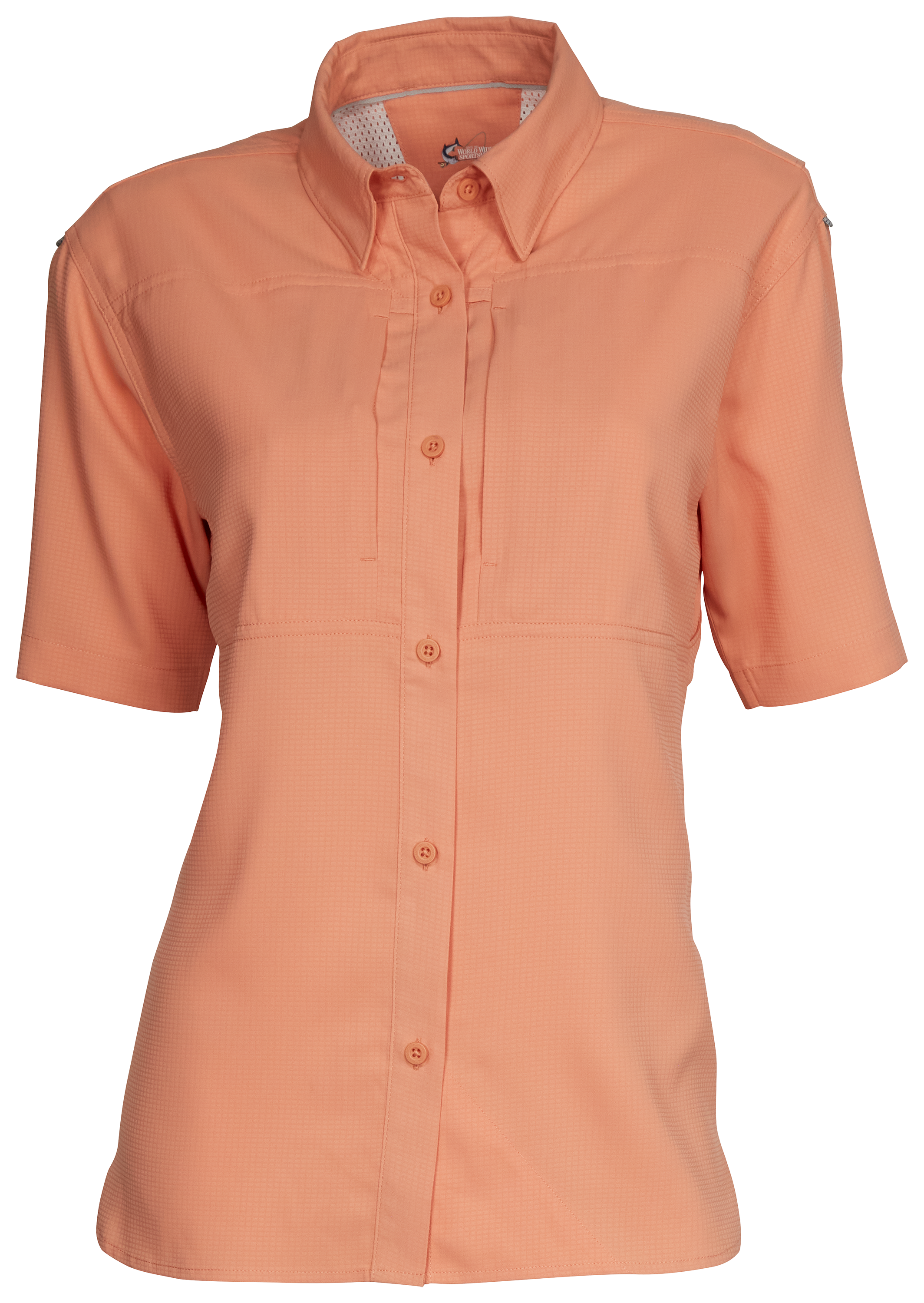 World Wide Sportsman Marina Short-Sleeve Shirt for Ladies - Canyon Sunset - M