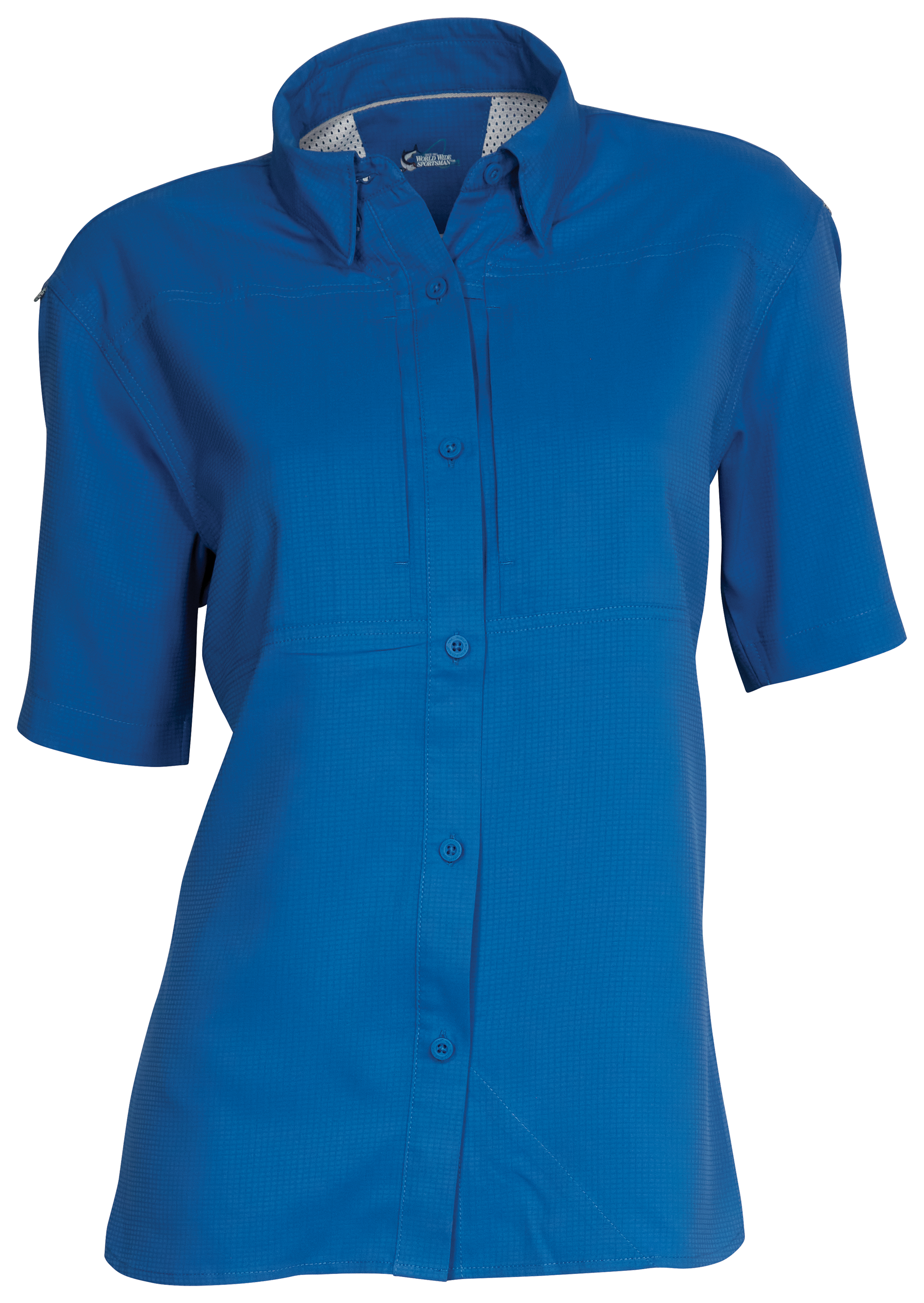 World Wide Sportsman Marina Short-Sleeve Shirt for Ladies - Delft Blue - M