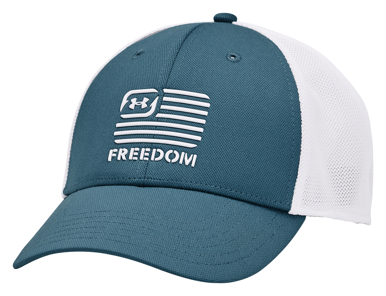 Under Armour Freedom Logo Trucker Cap for Ladies - Static Blue/White/White