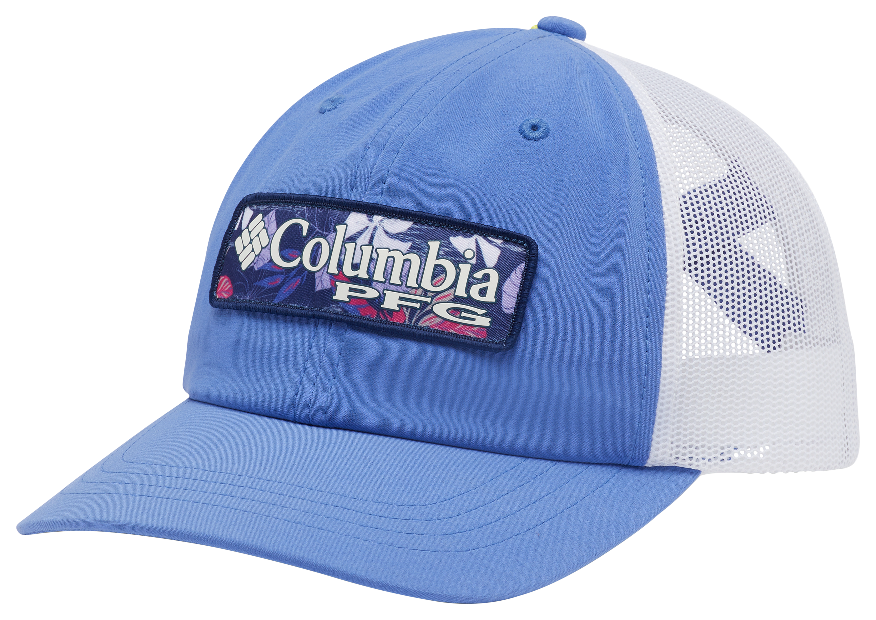 Image of Columbia PFG Ponytail Patch Cap for Ladies - Violet Sea/Tropamix