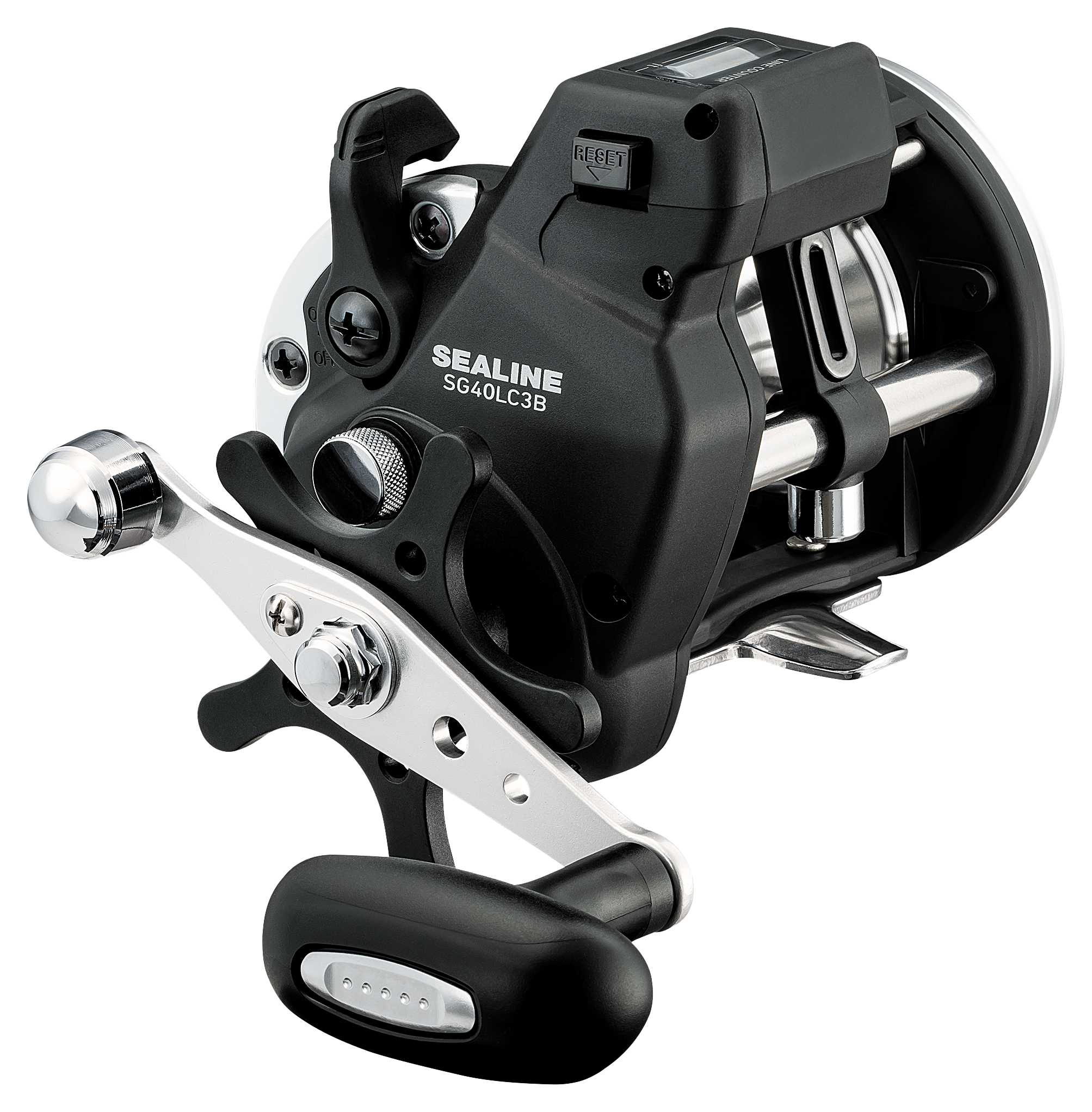 Daiwa Sealine SG-3B Line Counter Reel - Right - 4.2:1 - Dual Paddle Handle - Line Cap. 12/450