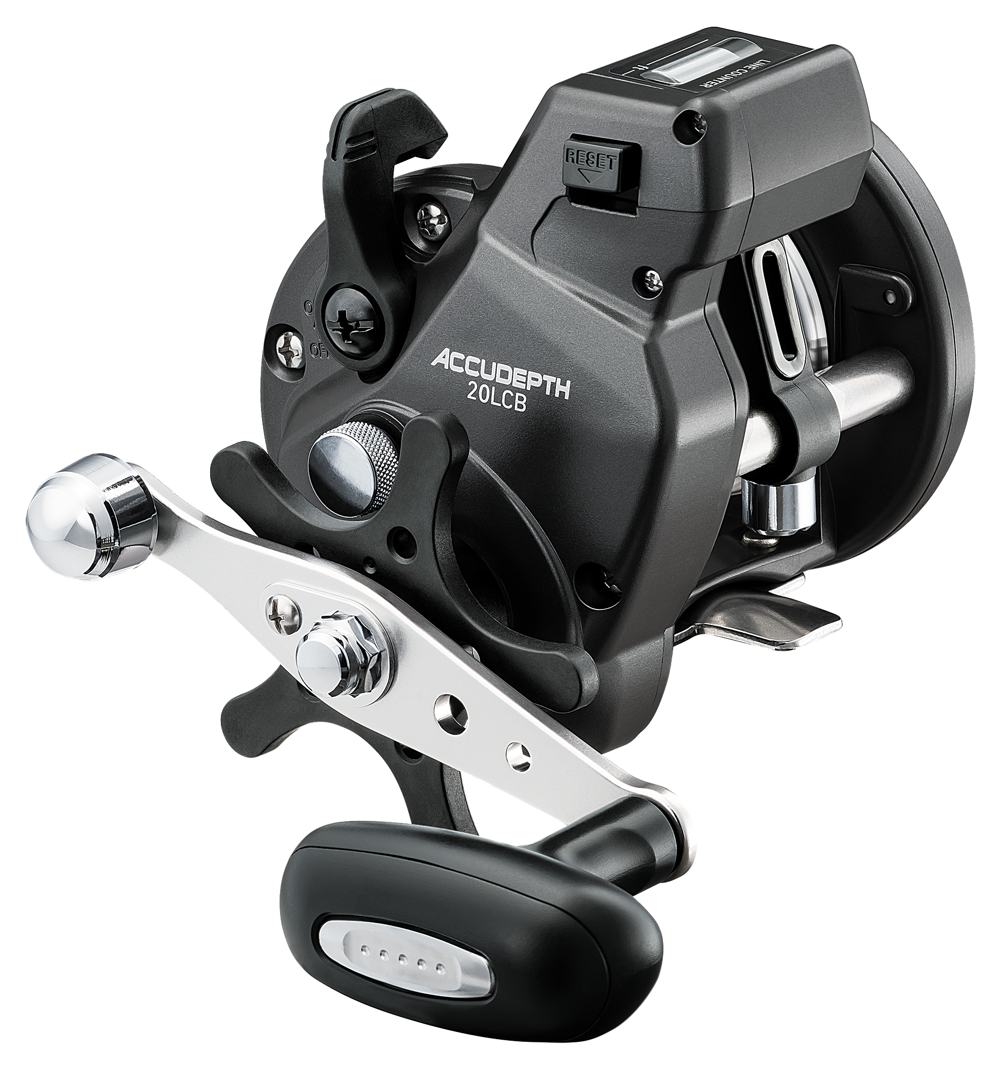 Daiwa Accudepth Plus-B Line Counter Trolling Reel with Dual Paddled Handle  (Right Hand) - Precision Fishing