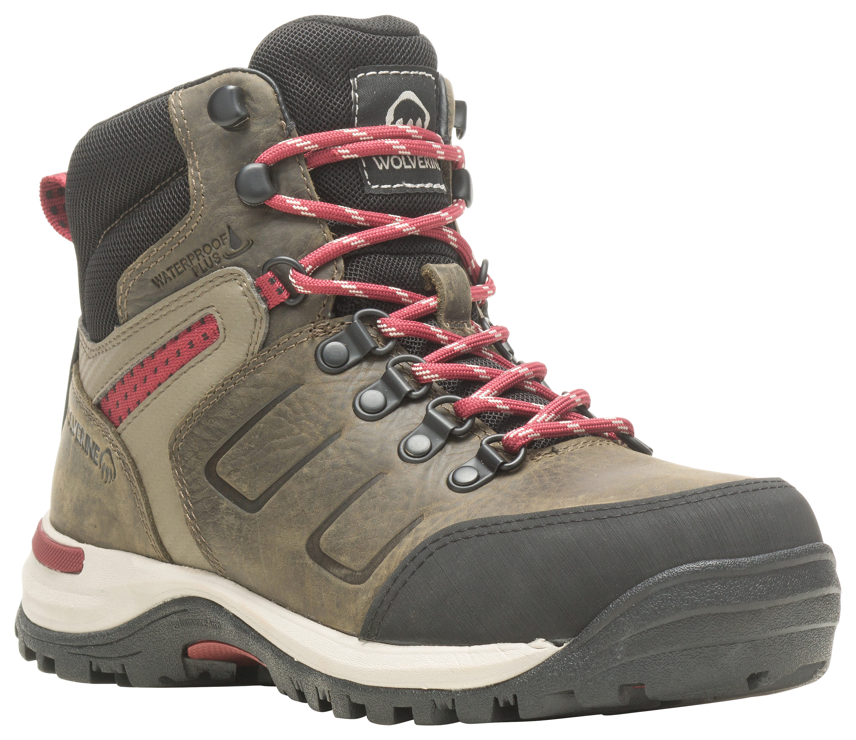 WOLVERINE Chisel 2 Waterproof Steel-Toe Work Boots for Ladies