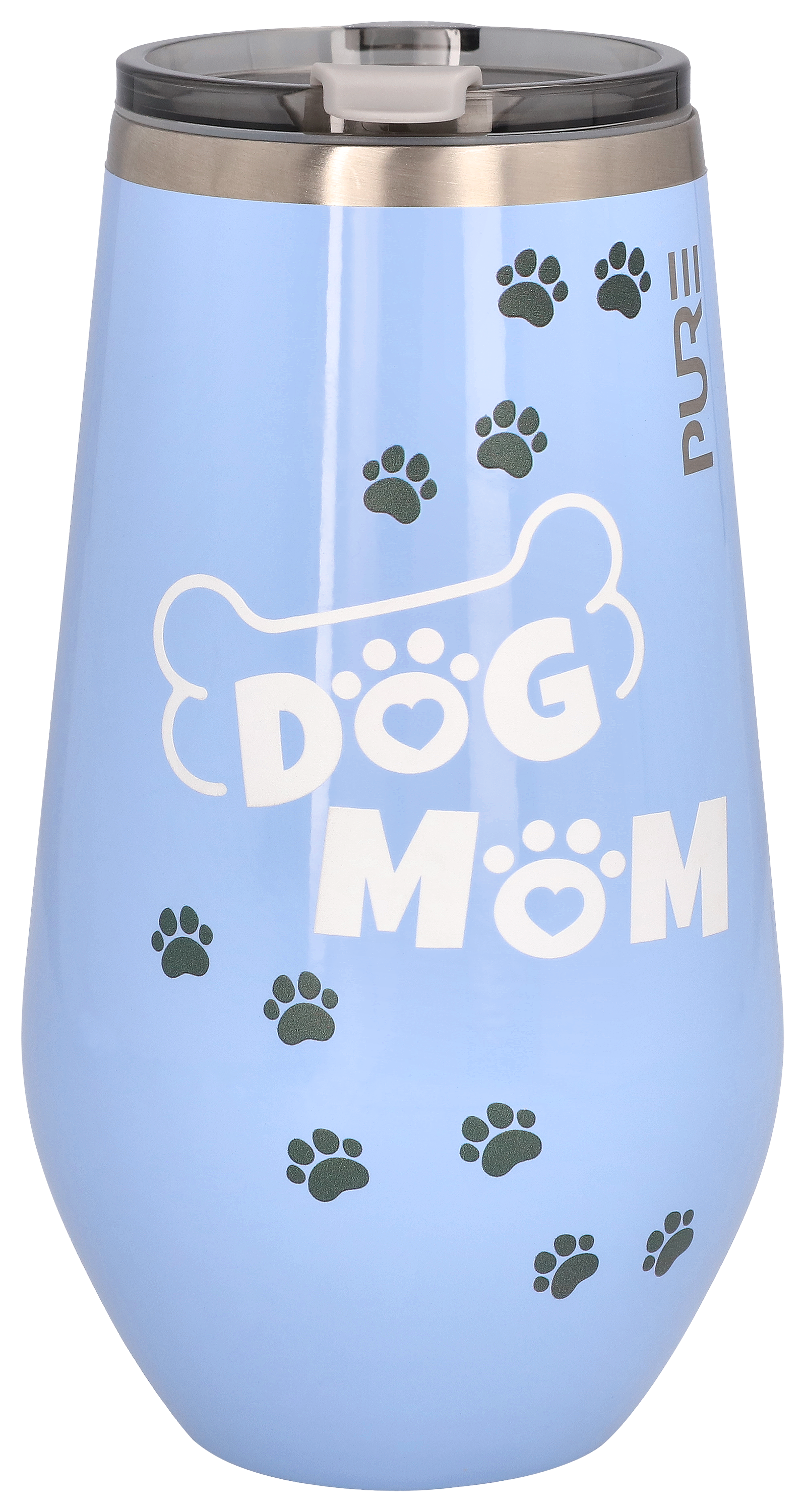 Image of PURE Drinkware Dog Mom Stainless Steel Stemless Tumbler