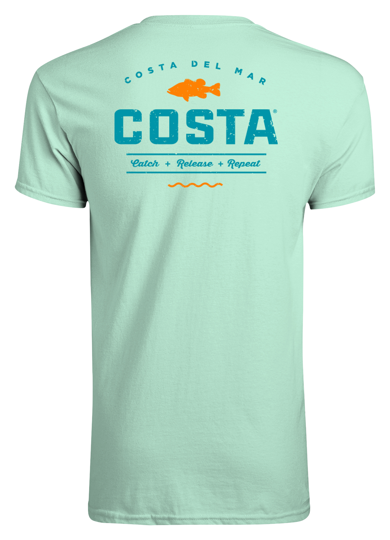 COSTA DEL MAR Topwater Crew-Neck Short-Sleeve T-Shirt for Men