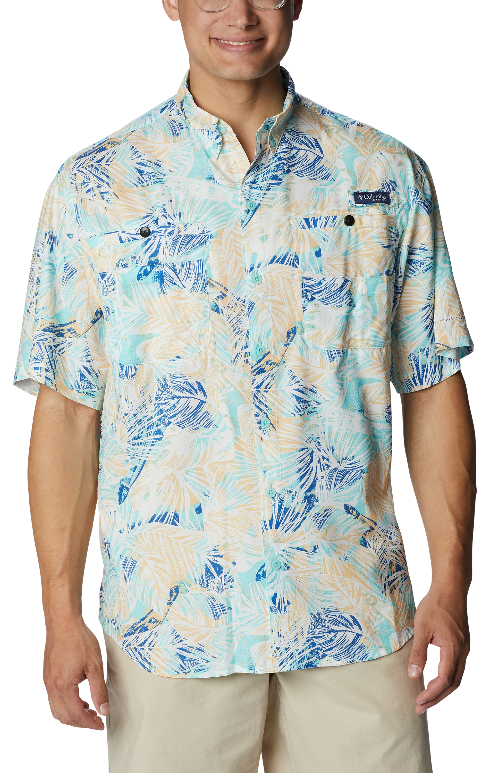 COLUMBIA PFG Super Tamiami Short-Sleeve Button-Down Shirt